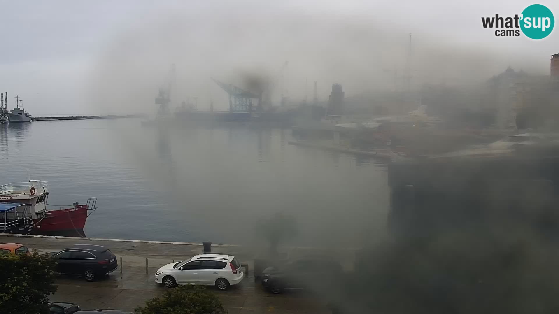 La Riva et Marina à Rijeka – Live Webcam Croatie