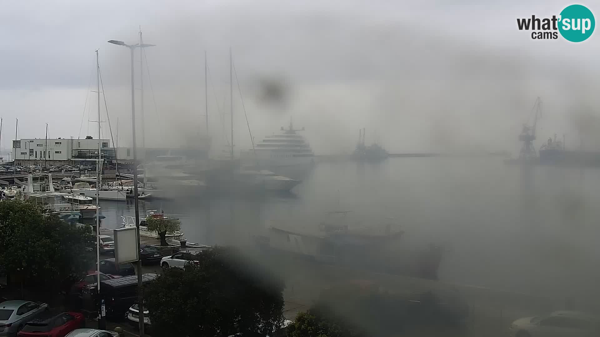 La Riva e la Marina a Rijeka (Fiume) – Live Webcam Croazia