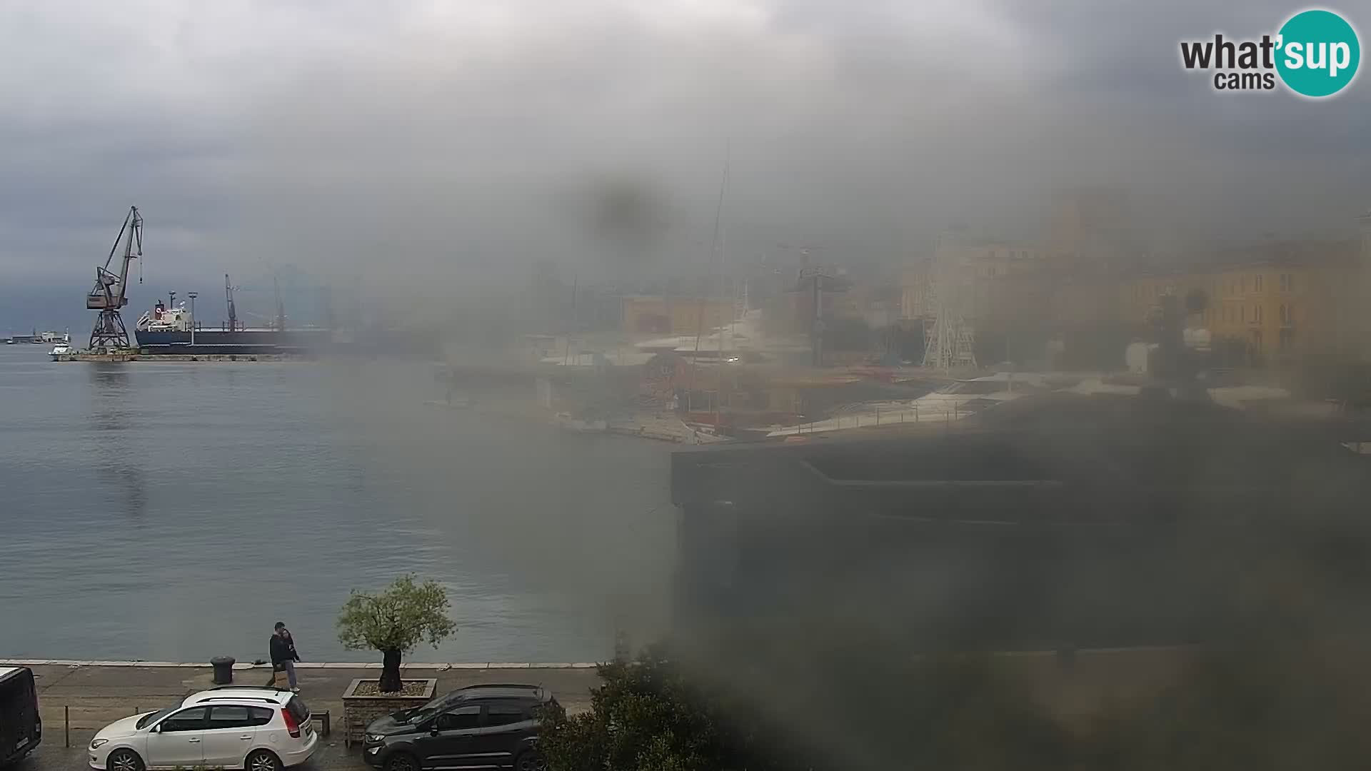 La Riva y Marina en Rijeka – Webcam en vivo Croacia
