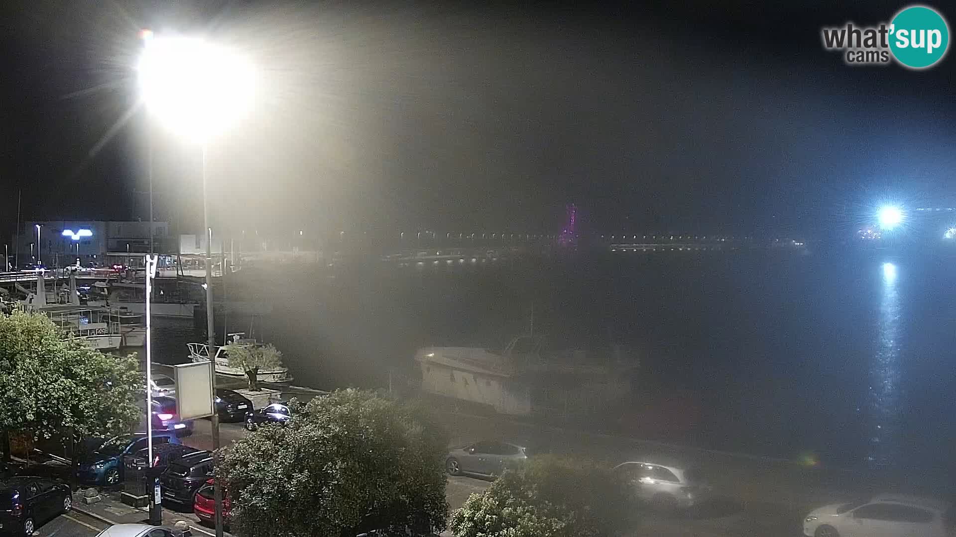 La Riva et Marina à Rijeka – Live Webcam Croatie