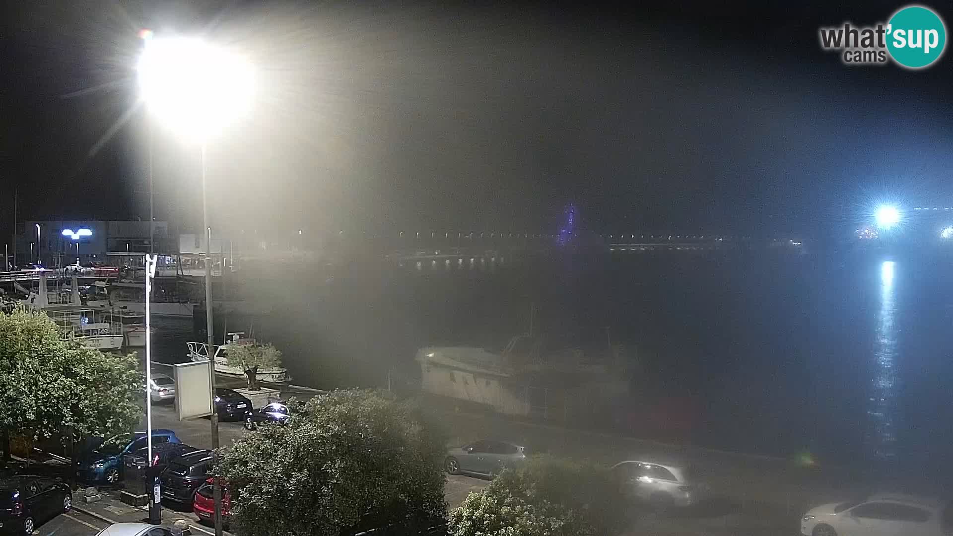 La Riva et Marina à Rijeka – Live Webcam Croatie