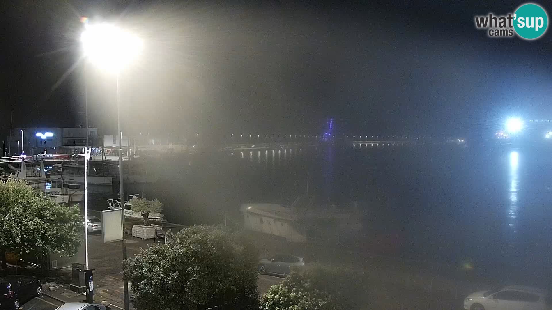 La Riva y Marina en Rijeka – Webcam en vivo Croacia