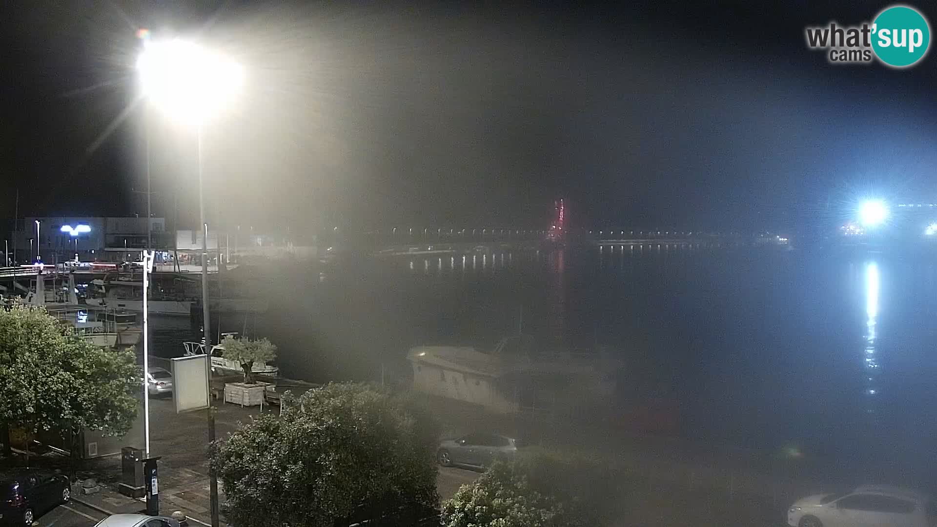 Die Riva und Marina in Rijeka – Live Webcam Kroatien