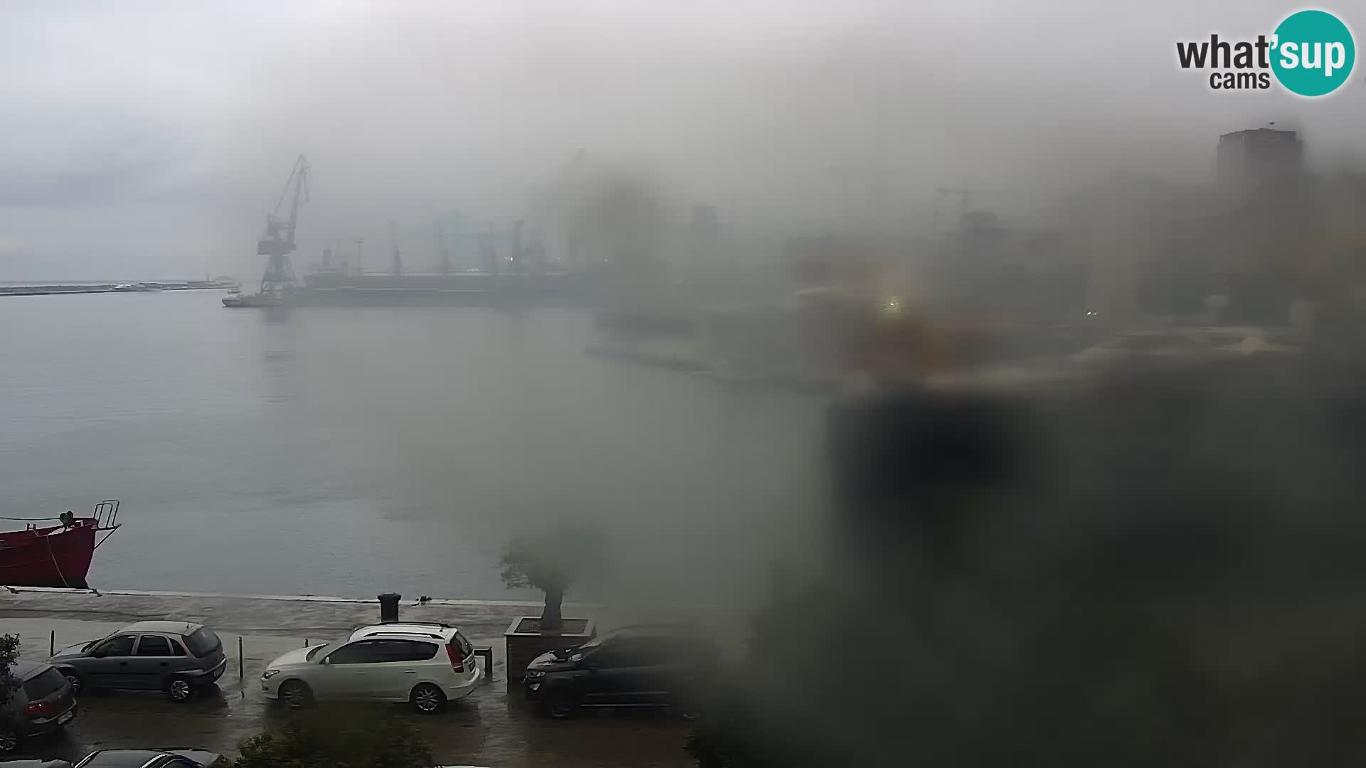 La Riva y Marina en Rijeka – Webcam en vivo Croacia