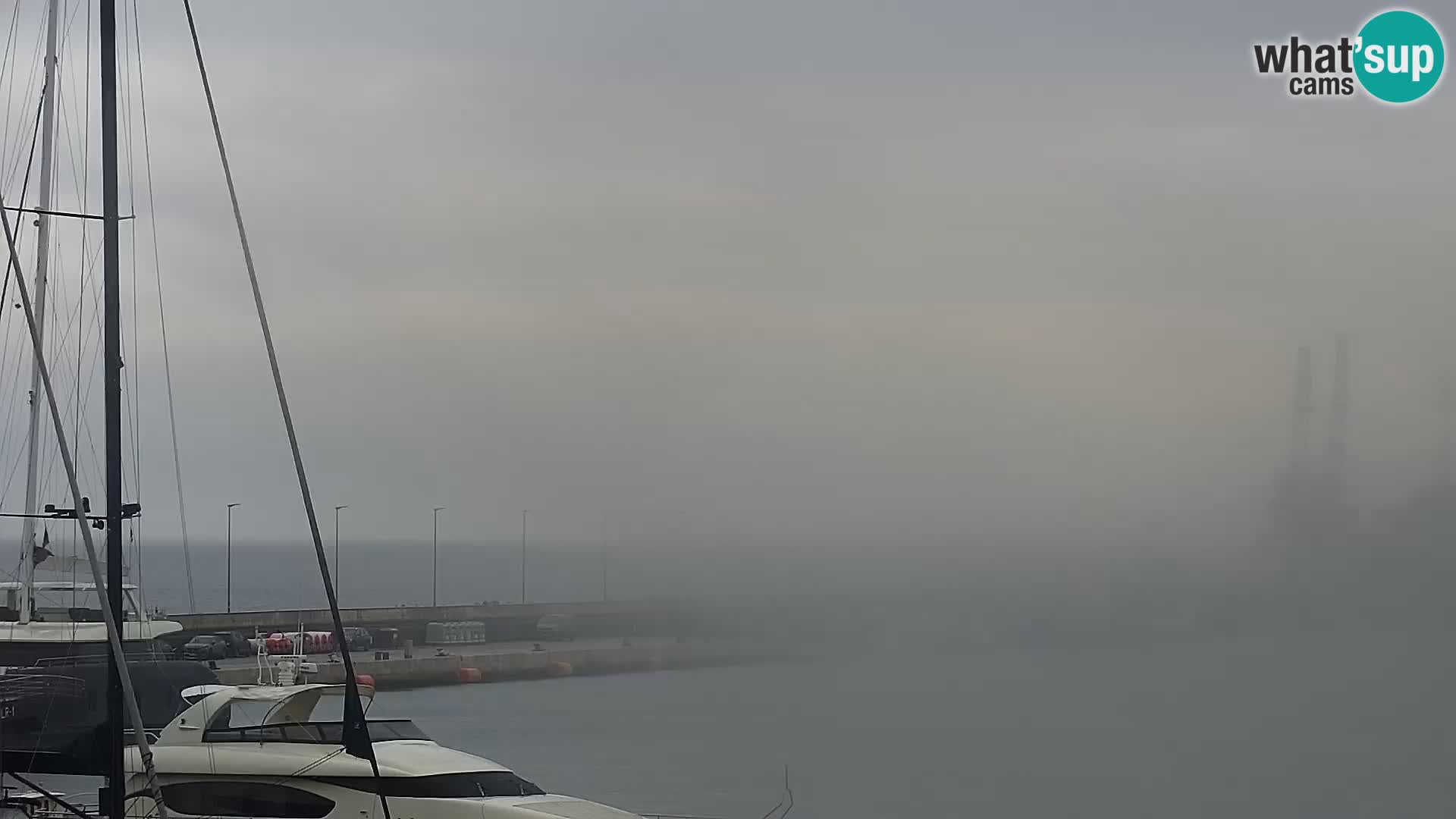 La Riva y Marina en Rijeka – Webcam en vivo Croacia