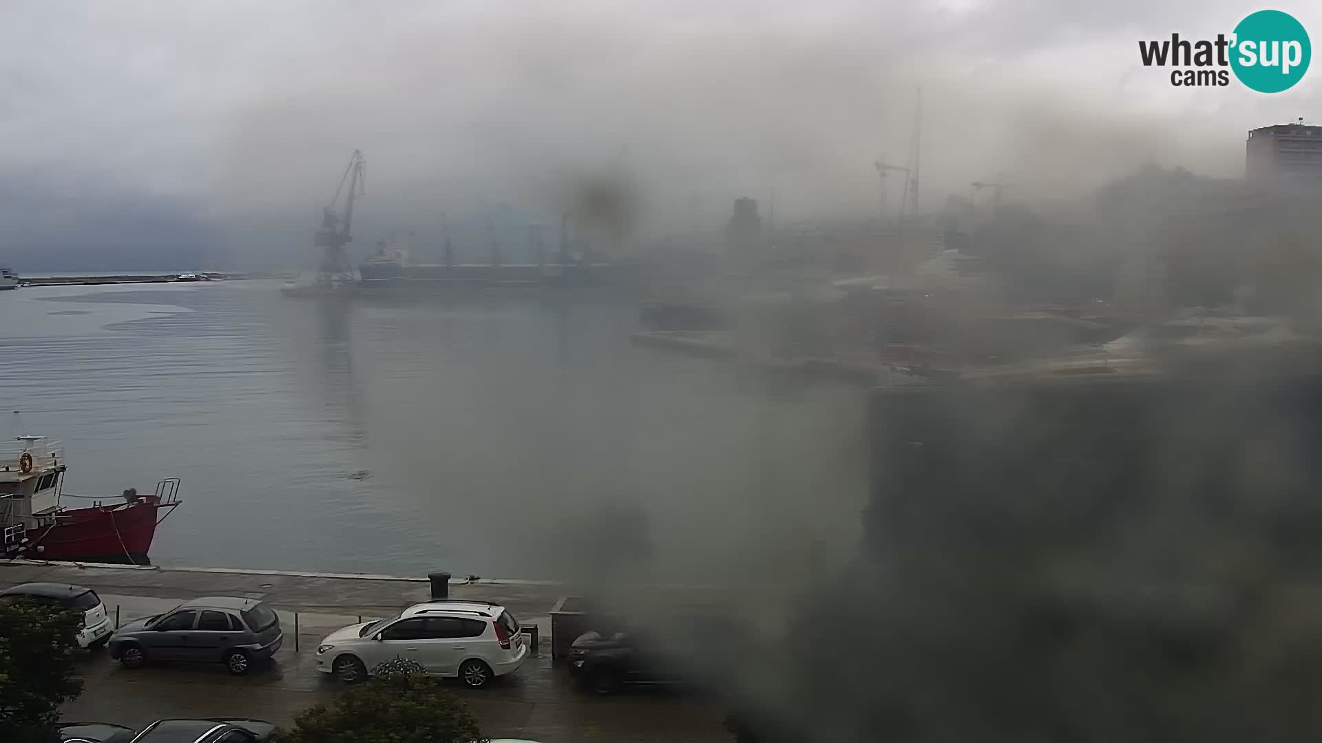 La Riva et Marina à Rijeka – Live Webcam Croatie