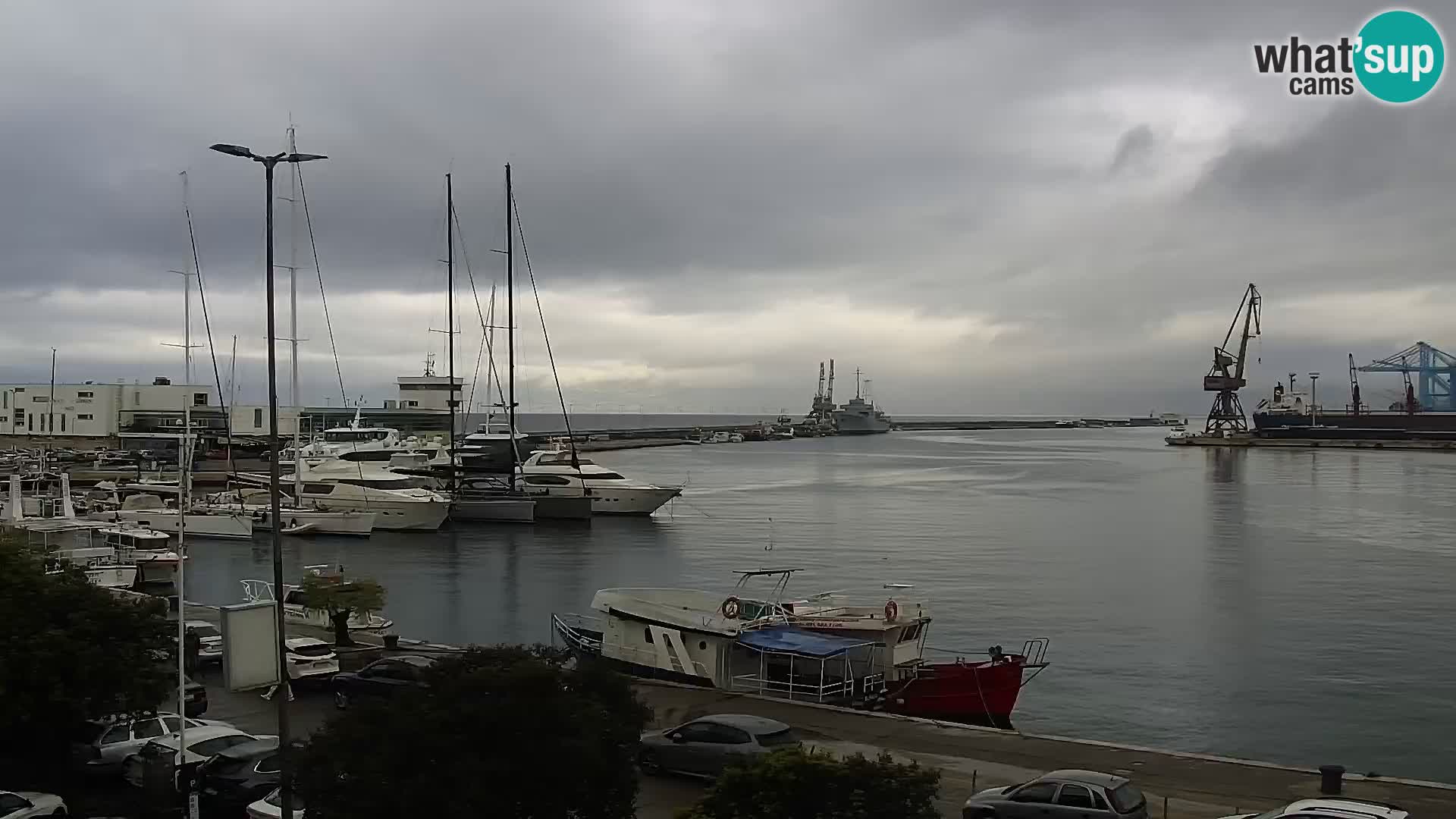 La Riva e la Marina a Rijeka (Fiume) – Live Webcam Croazia