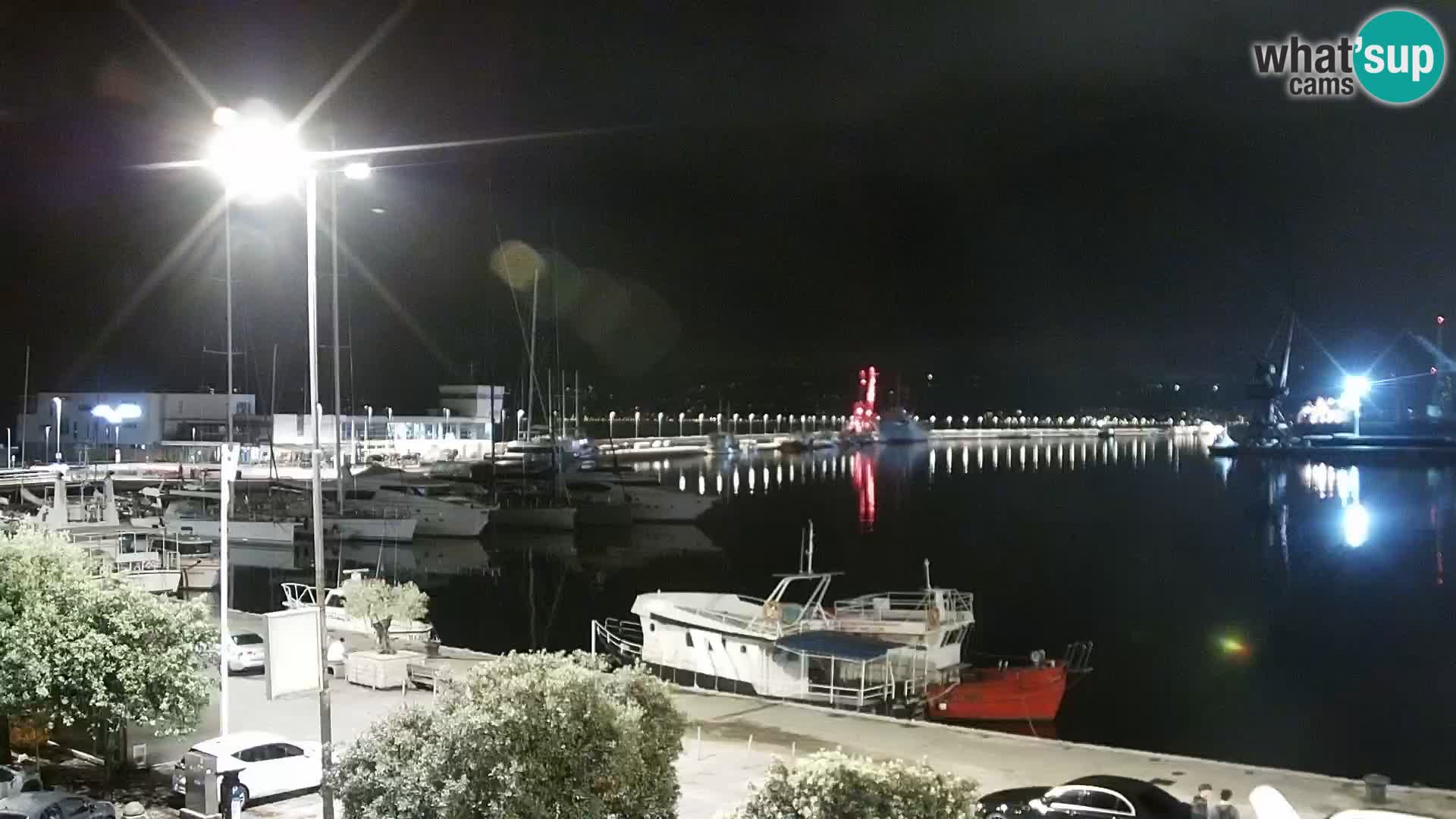 Die Riva und Marina in Rijeka – Live Webcam Kroatien