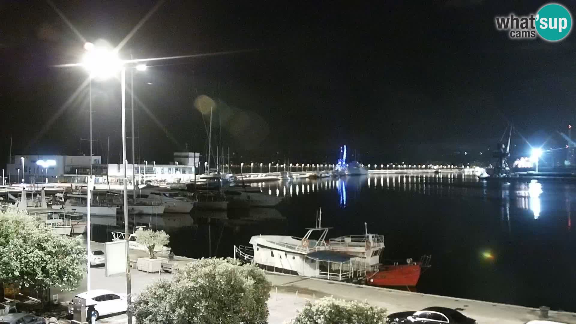 La Riva e la Marina a Rijeka (Fiume) – Live Webcam Croazia