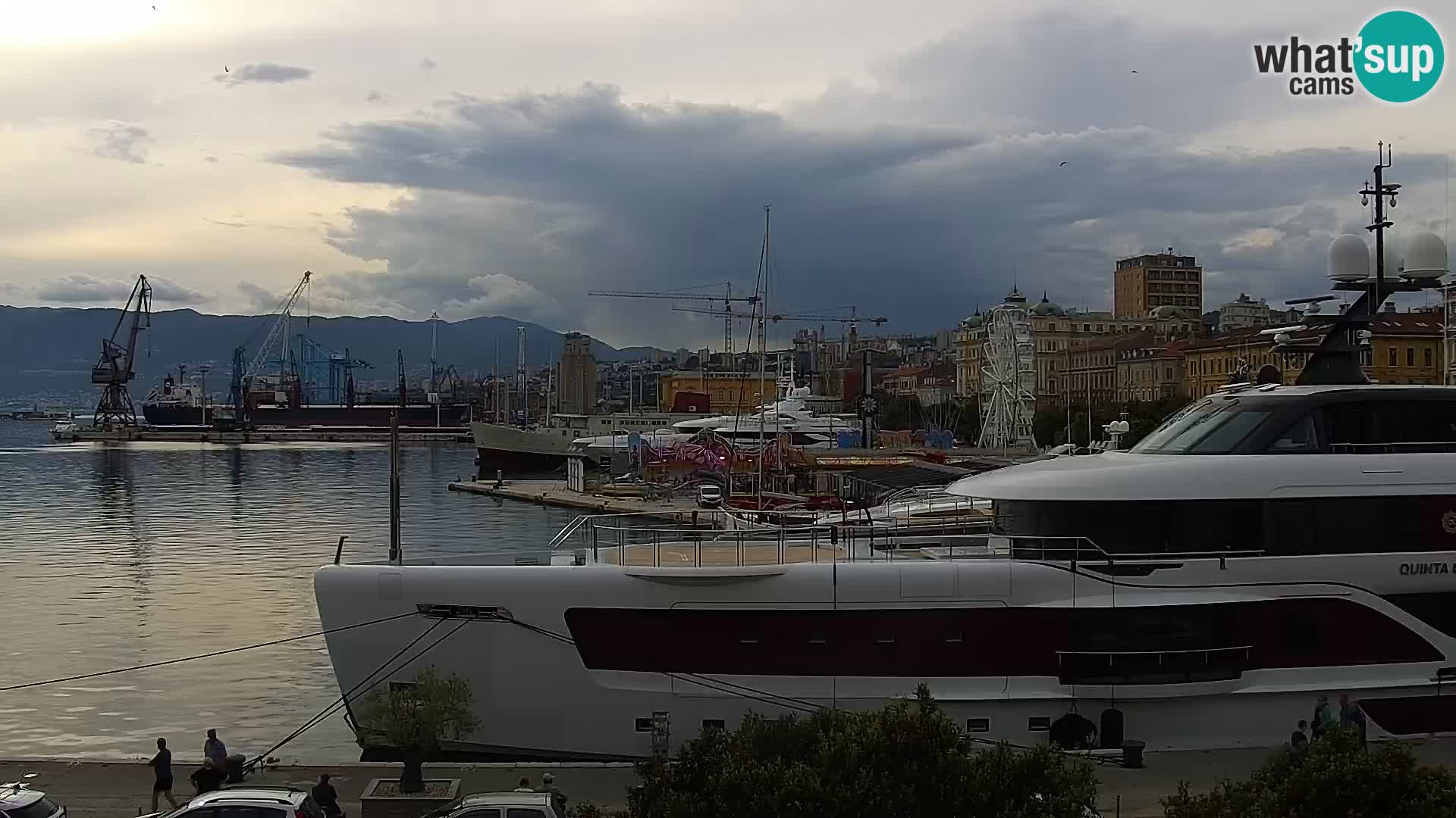 Riva i Marina u Rijeci – Web kamera uživo u Hrvatskoj