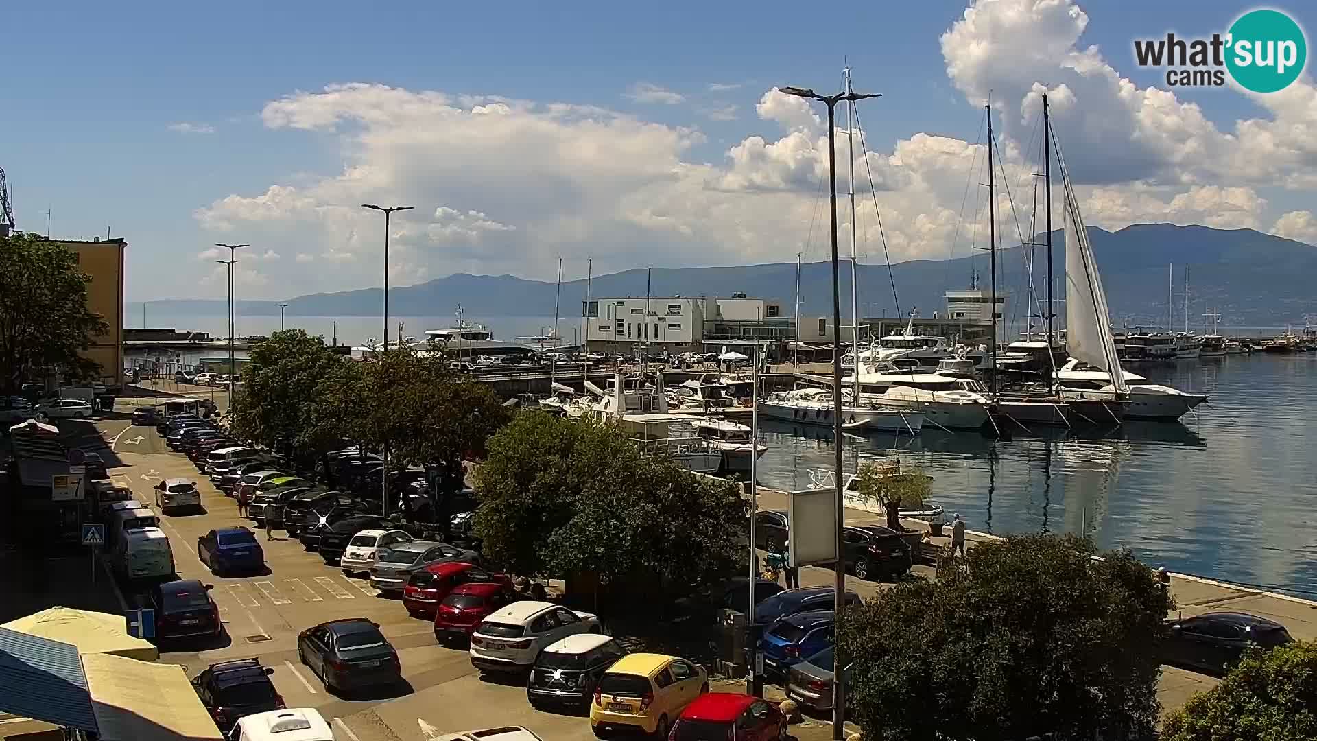 Riva i Marina u Rijeci – Web kamera uživo u Hrvatskoj