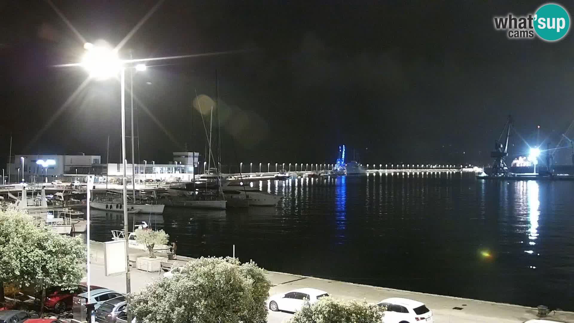 La Riva y Marina en Rijeka – Webcam en vivo Croacia