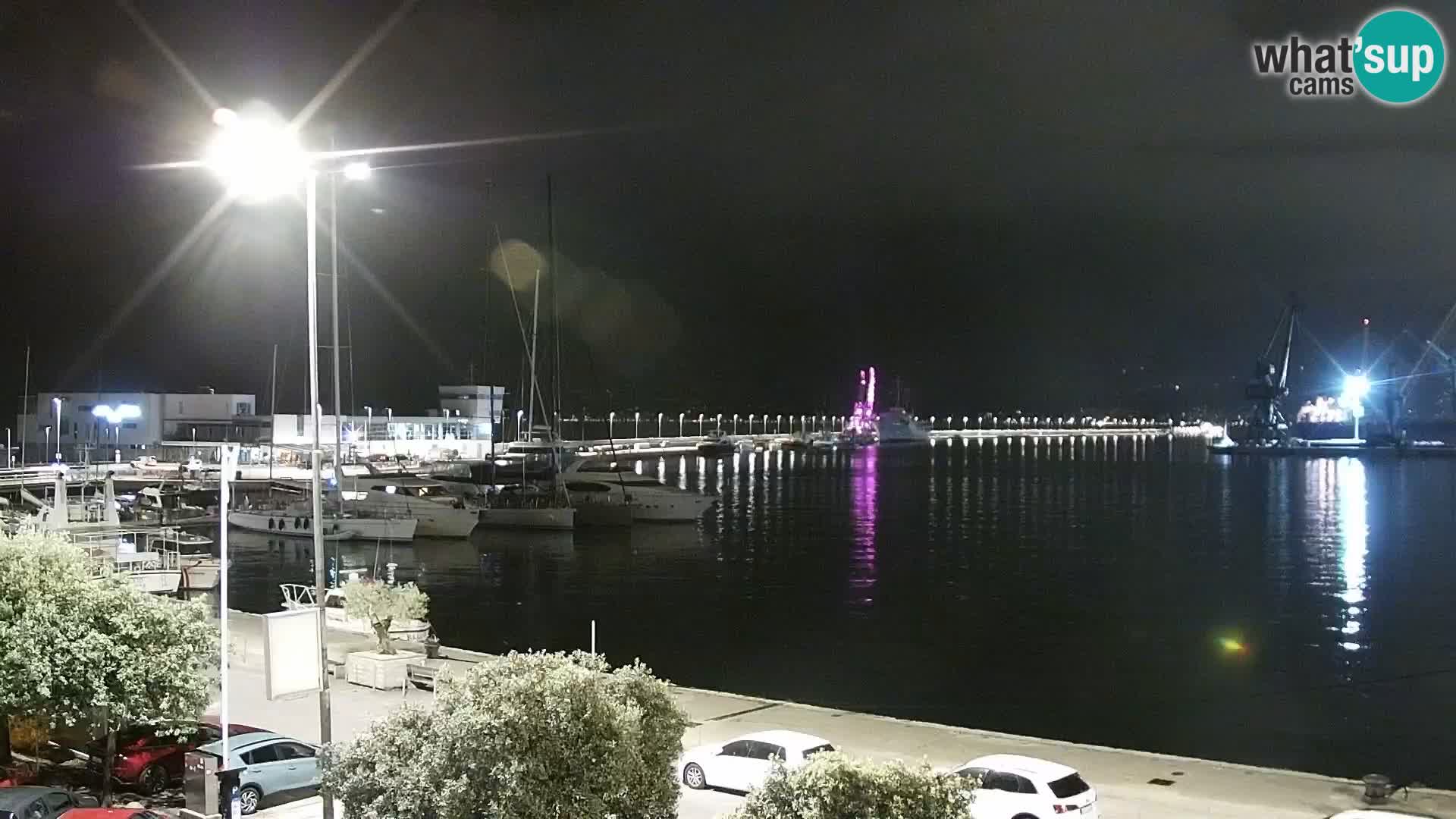 La Riva et Marina à Rijeka – Live Webcam Croatie
