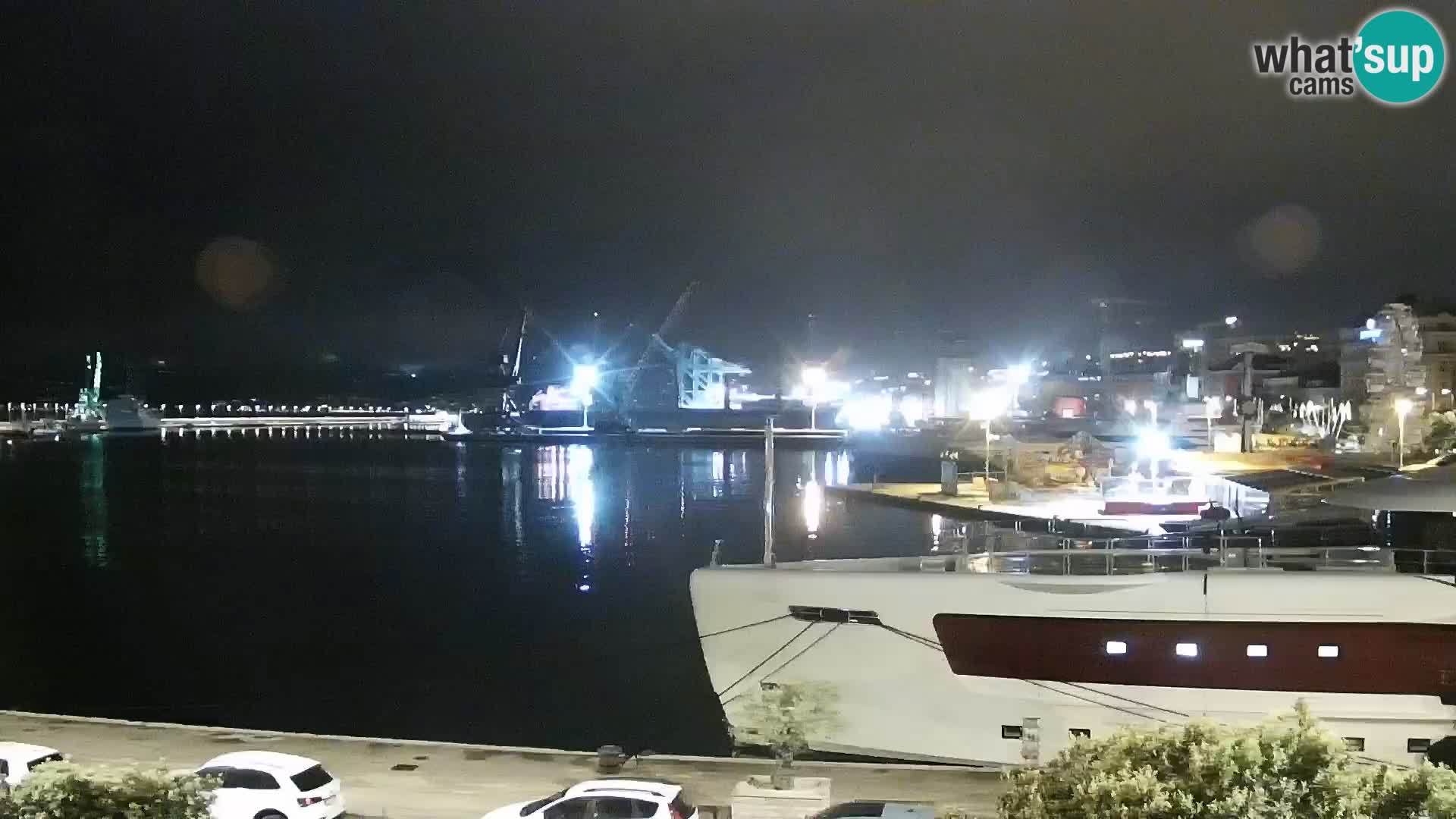 La Riva e la Marina a Rijeka (Fiume) – Live Webcam Croazia