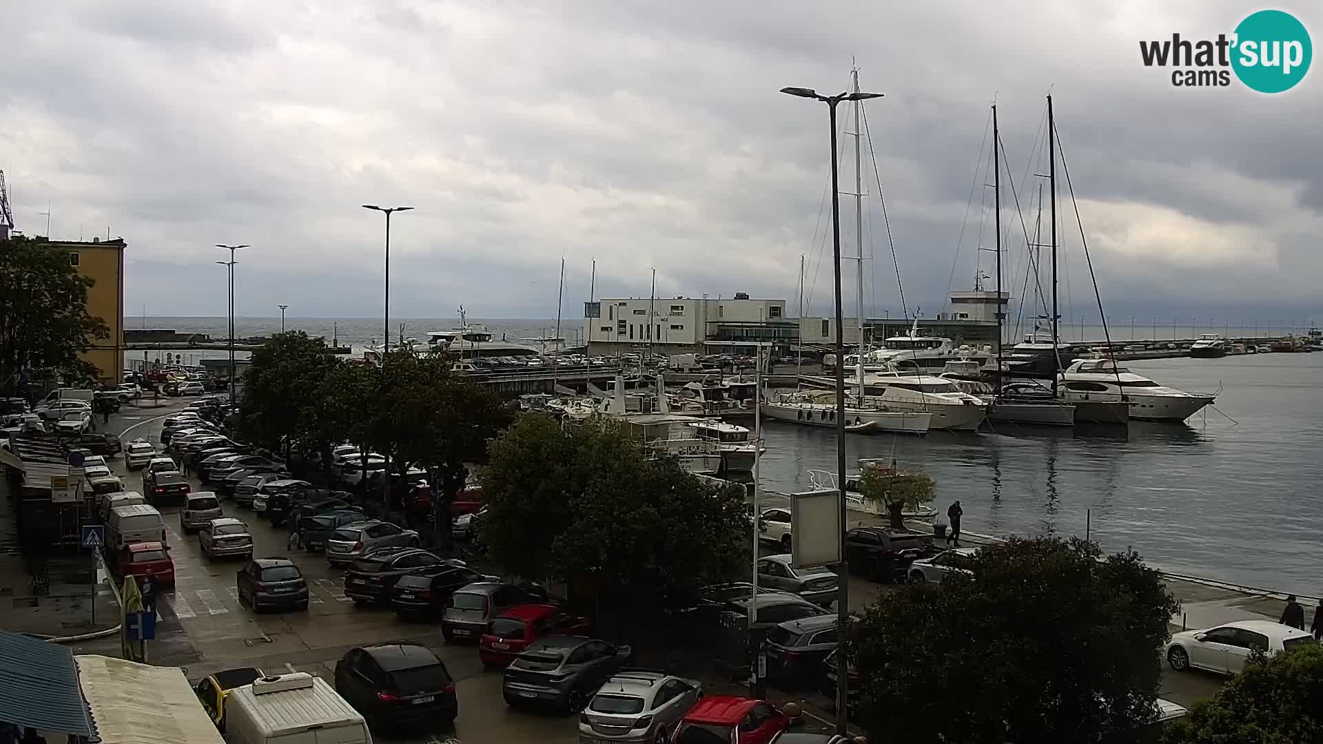 Riva i Marina u Rijeci – Web kamera uživo u Hrvatskoj