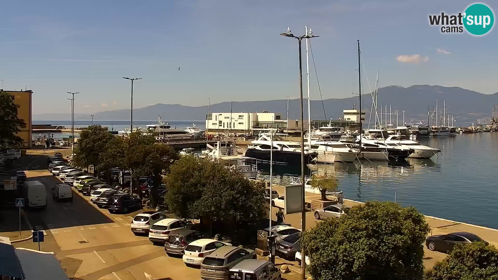La Riva e la Marina a Rijeka (Fiume) – Live Webcam Croazia