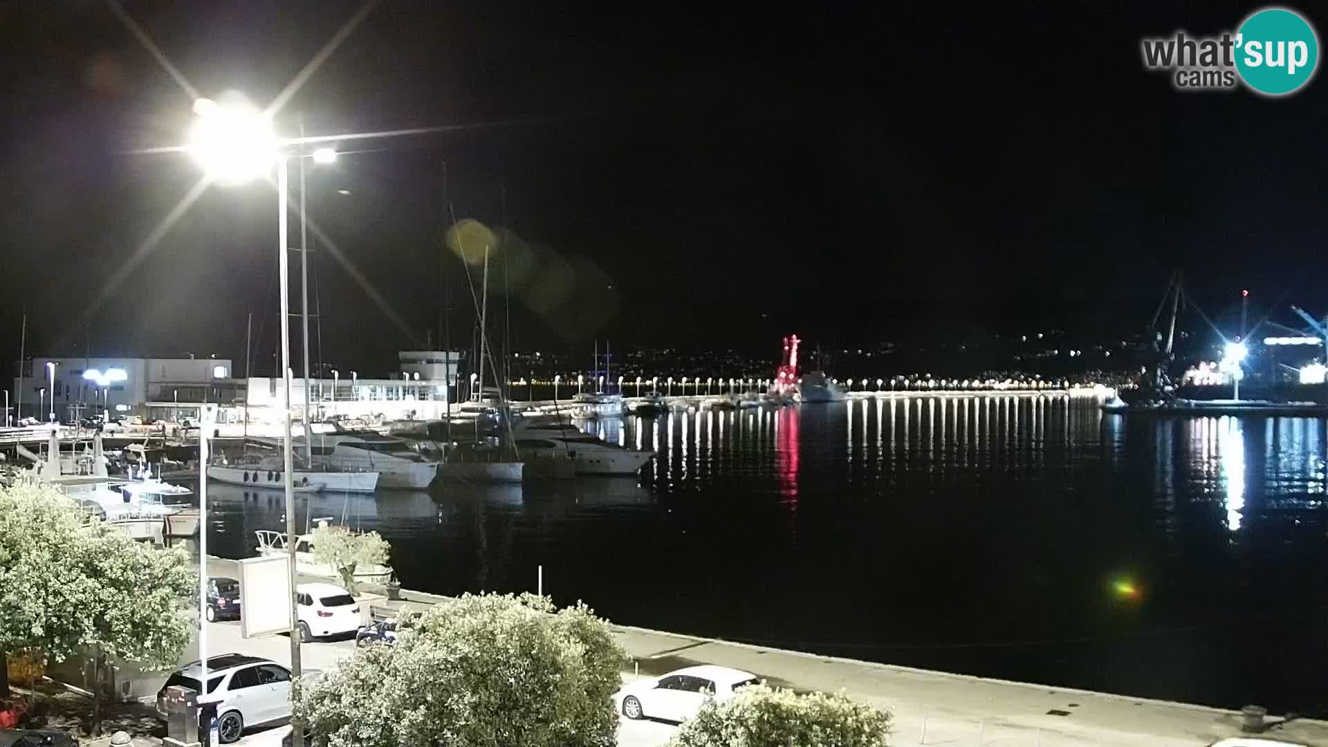 Riva i Marina u Rijeci – Web kamera uživo u Hrvatskoj