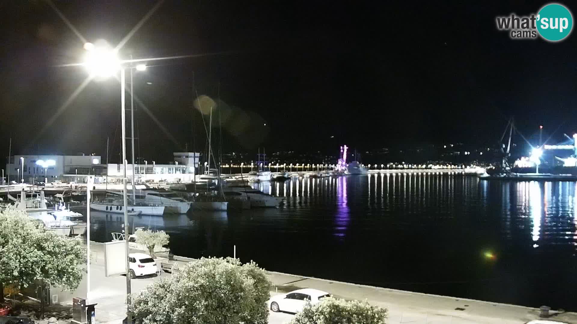 Riva i Marina u Rijeci – Web kamera uživo u Hrvatskoj