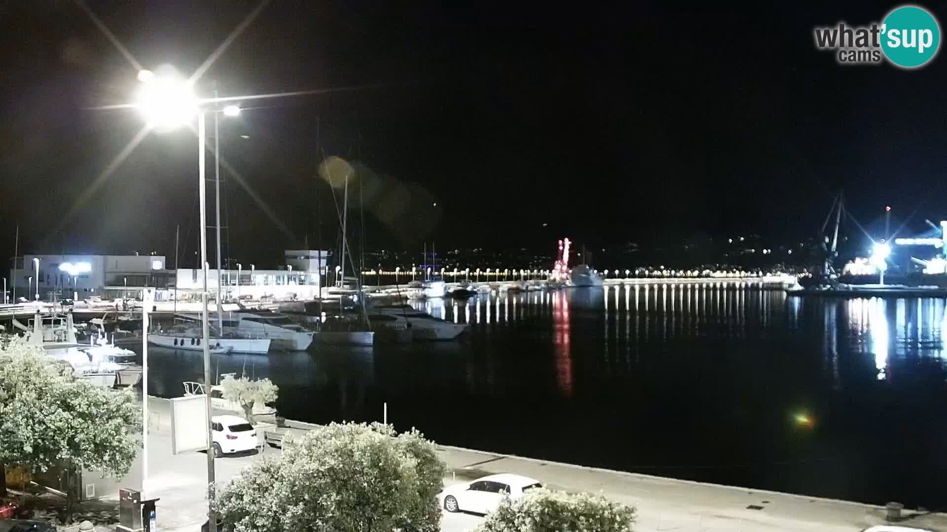 La Riva y Marina en Rijeka – Webcam en vivo Croacia
