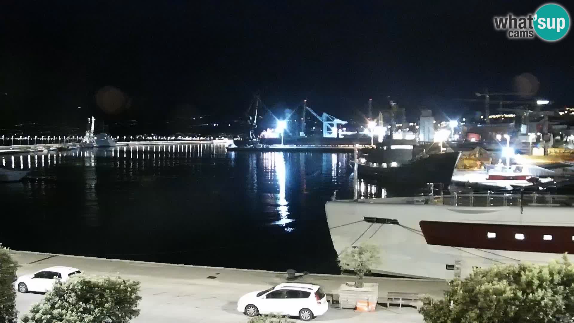 La Riva e la Marina a Rijeka (Fiume) – Live Webcam Croazia