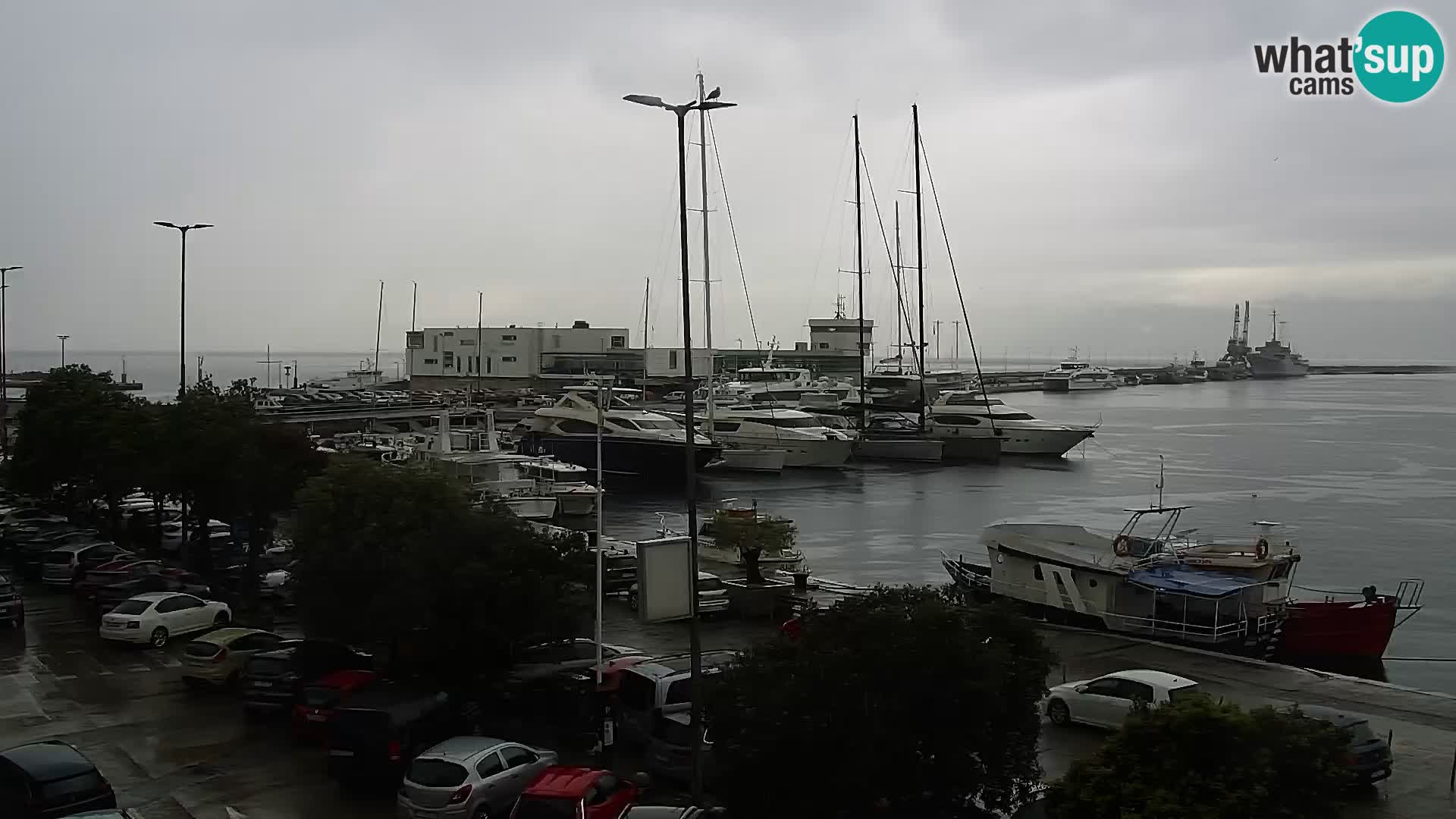 La Riva e la Marina a Rijeka (Fiume) – Live Webcam Croazia