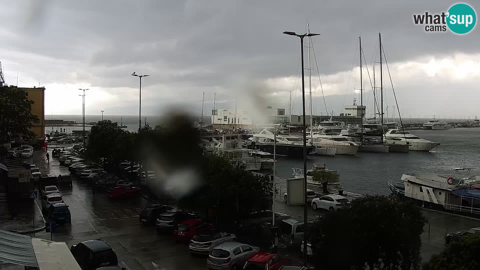 Die Riva und Marina in Rijeka – Live Webcam Kroatien