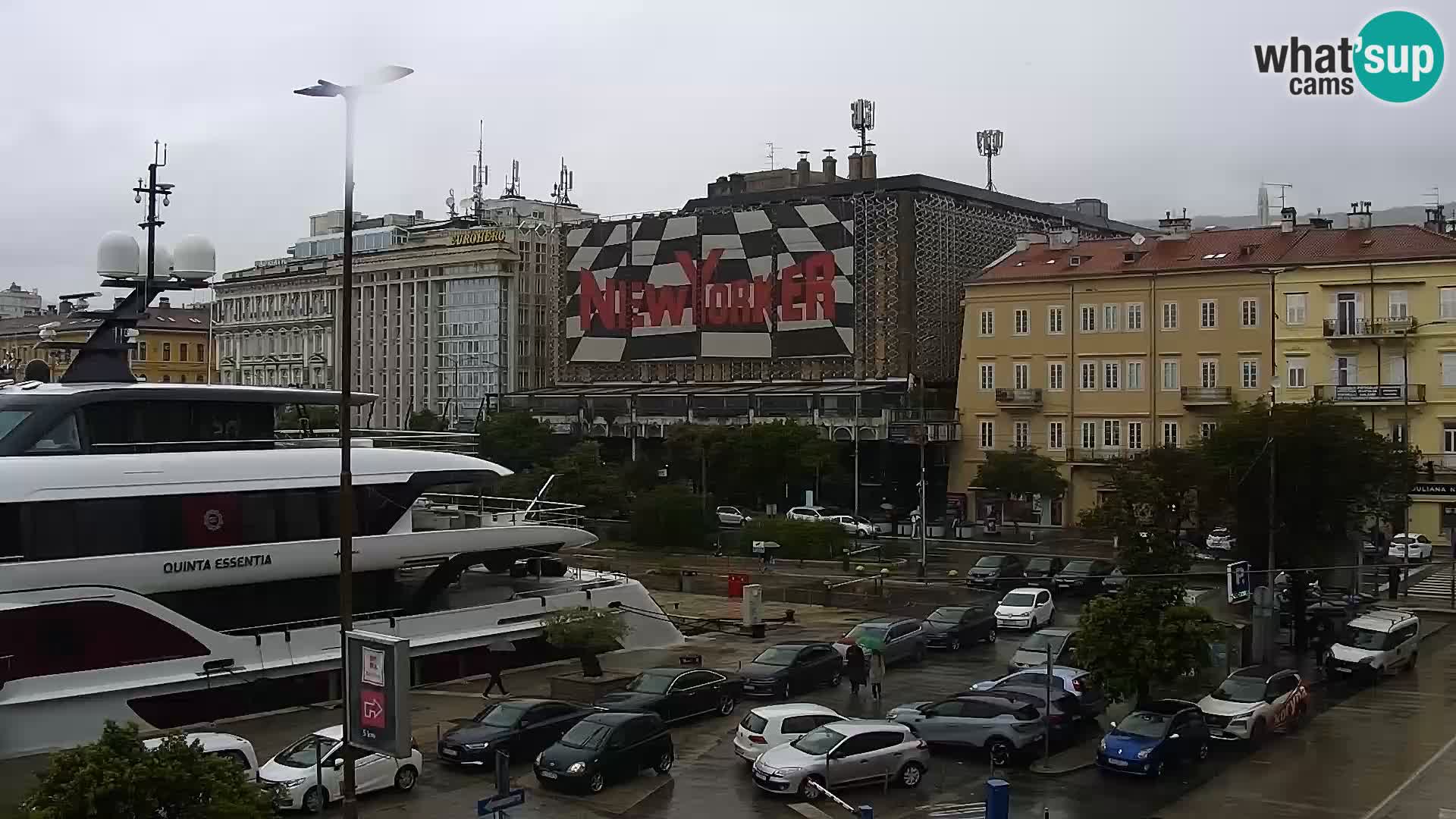 La Riva e la Marina a Rijeka (Fiume) – Live Webcam Croazia