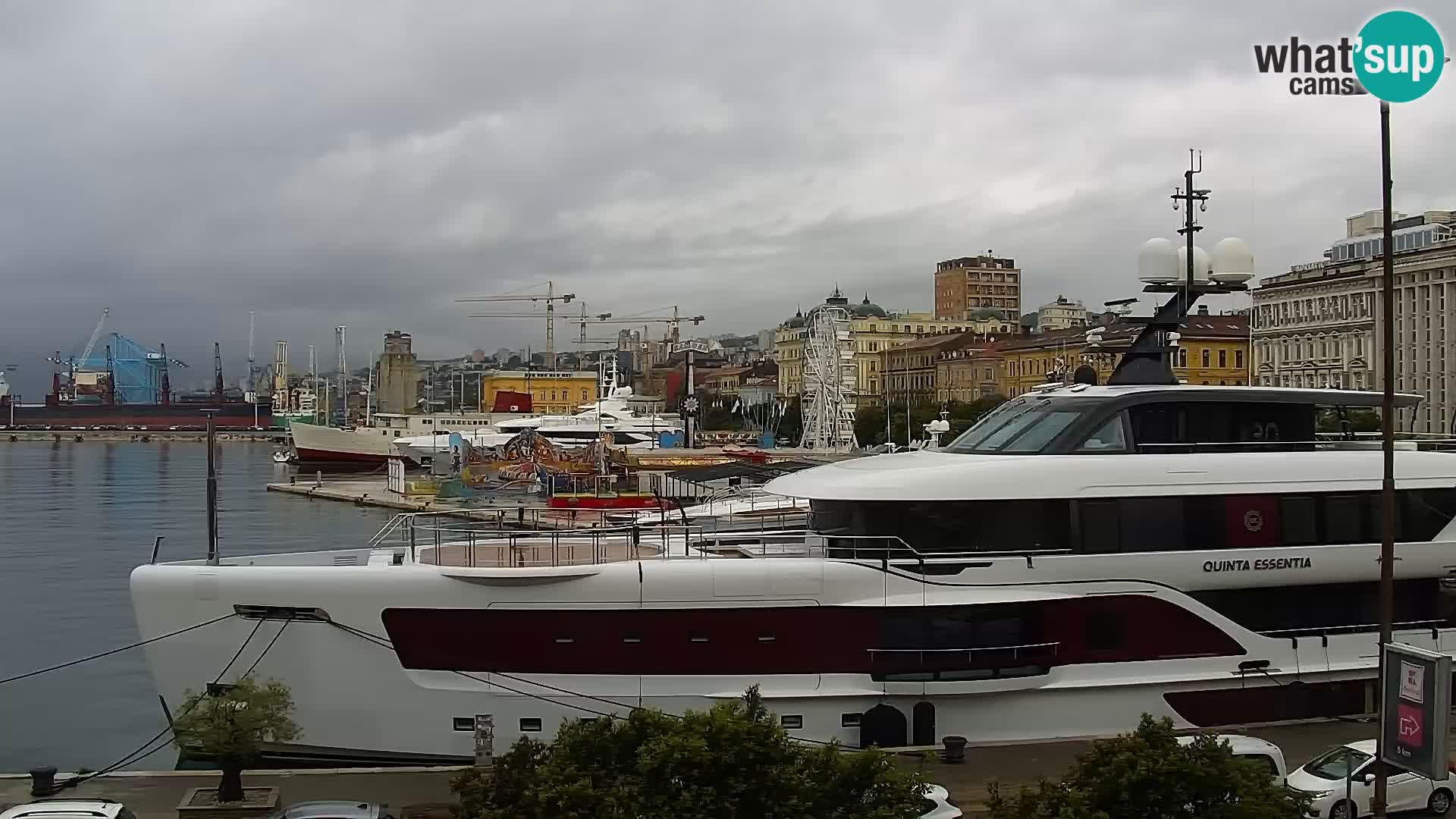 Riva i Marina u Rijeci – Web kamera uživo u Hrvatskoj