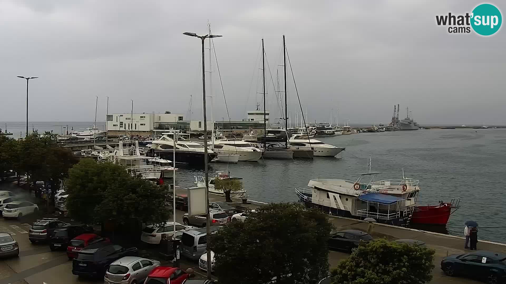 Die Riva und Marina in Rijeka – Live Webcam Kroatien