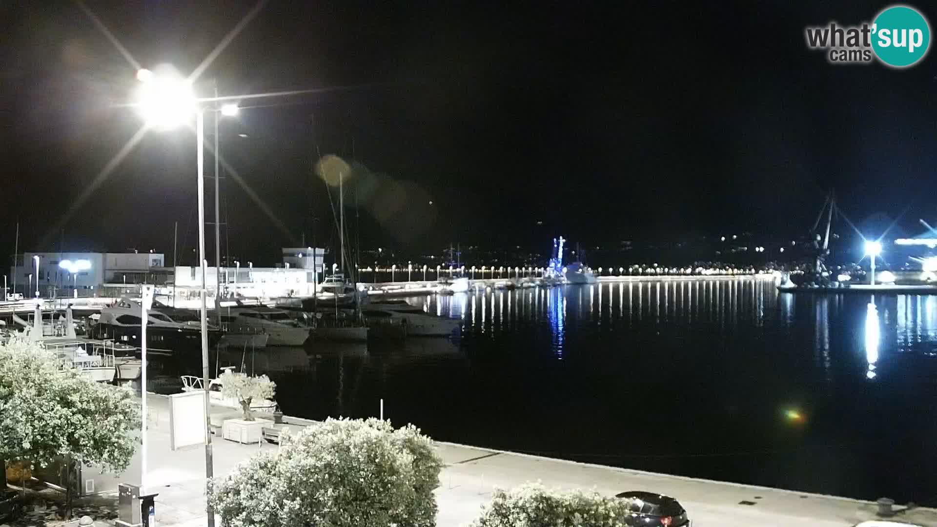 Die Riva und Marina in Rijeka – Live Webcam Kroatien
