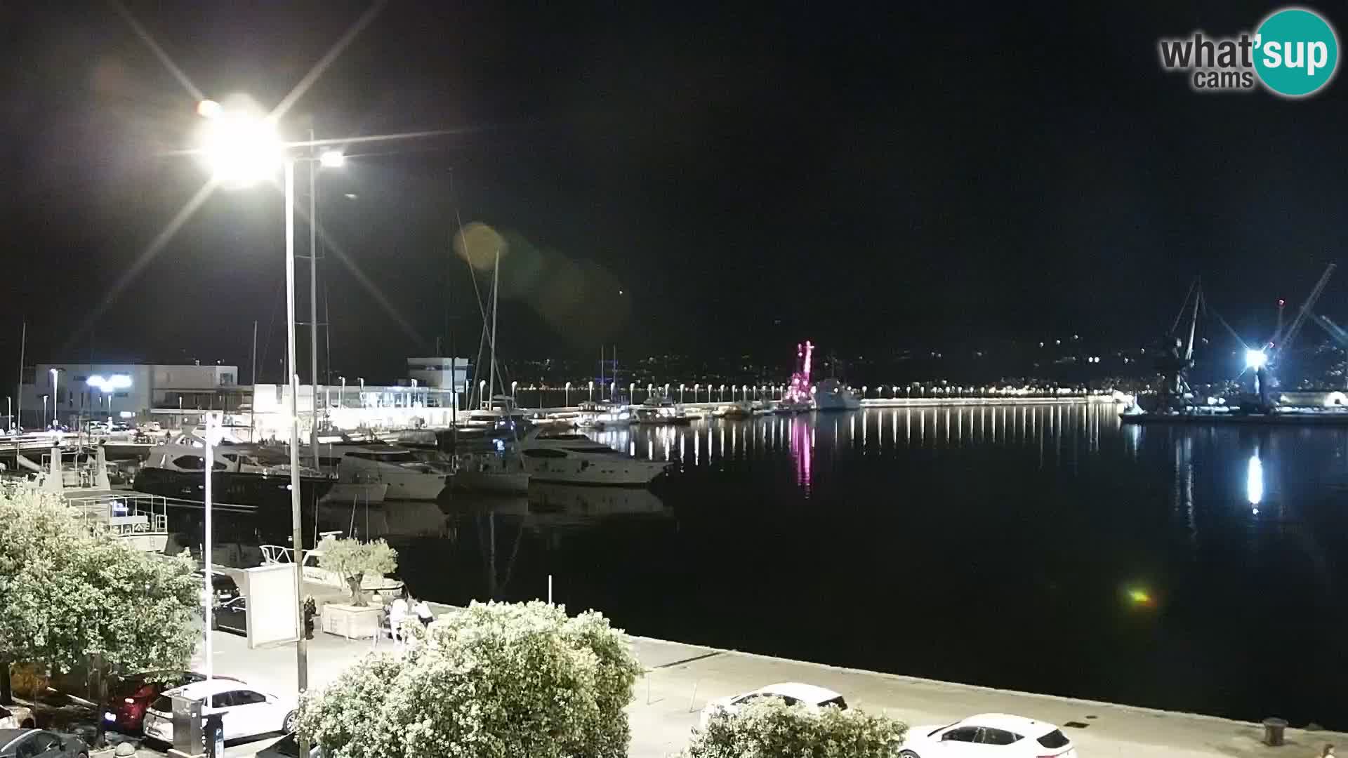 Riva i Marina u Rijeci – Web kamera uživo u Hrvatskoj