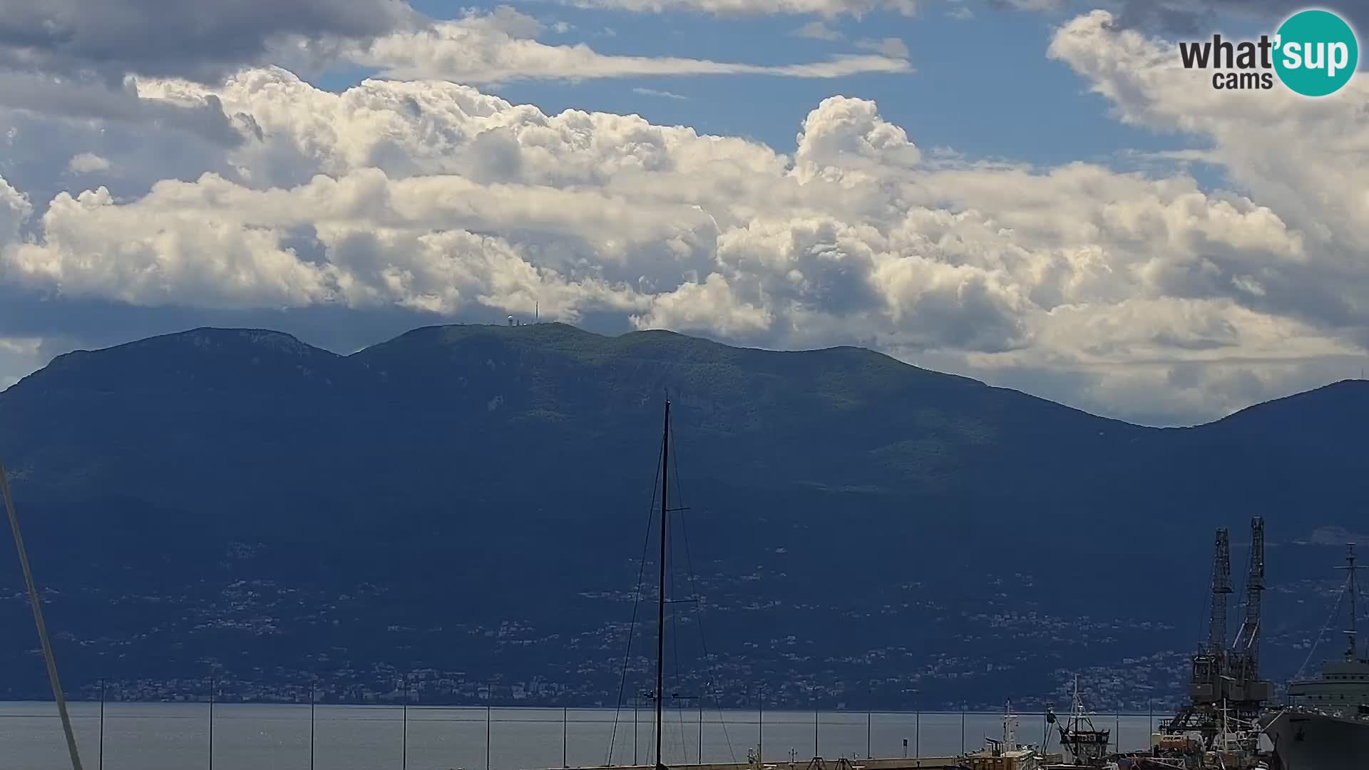 The Riva and Marina in Rijeka – Live Webcam Croatia