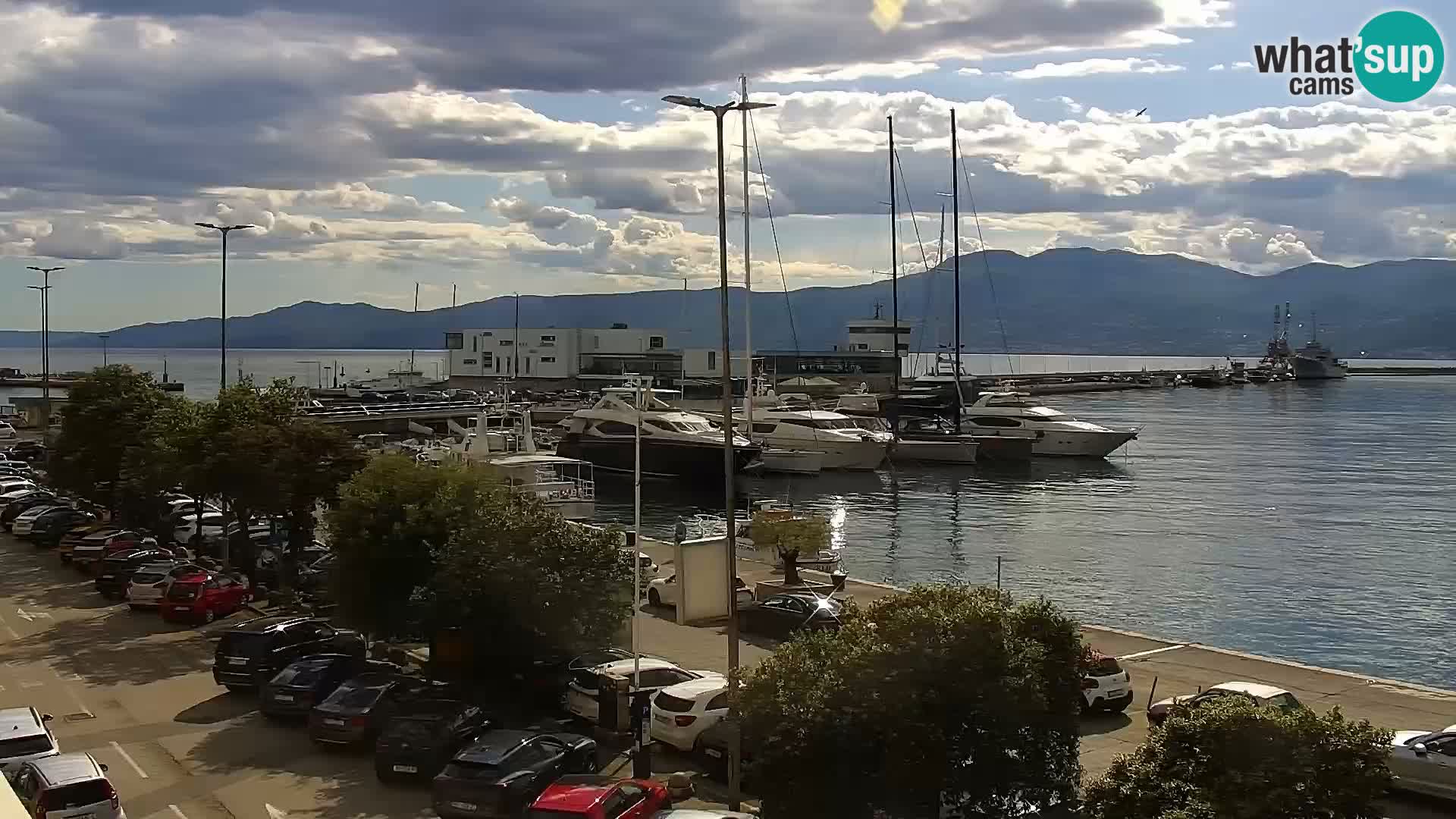 Riva i Marina u Rijeci – Web kamera uživo u Hrvatskoj