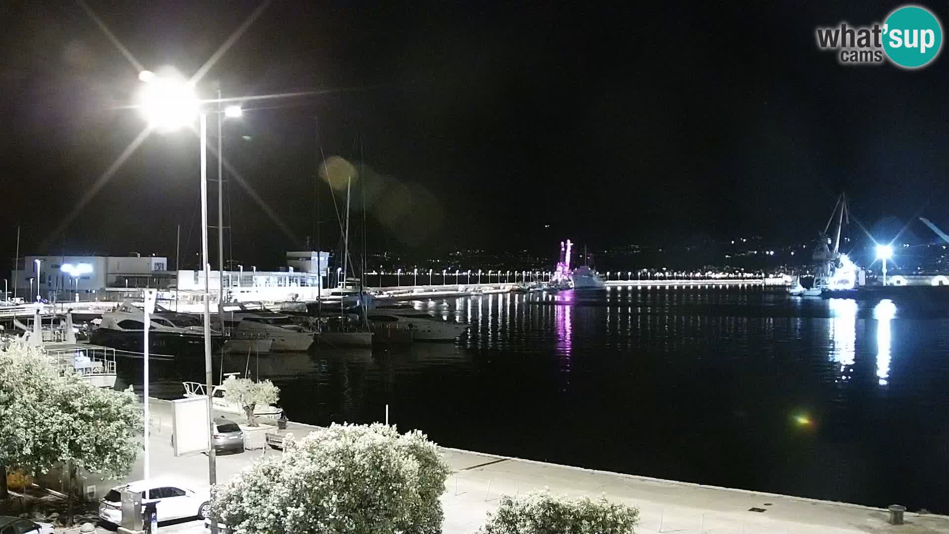 Riva i Marina u Rijeci – Web kamera uživo u Hrvatskoj