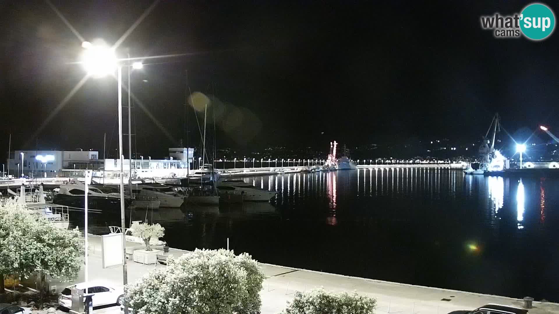 Riva i Marina u Rijeci – Web kamera uživo u Hrvatskoj
