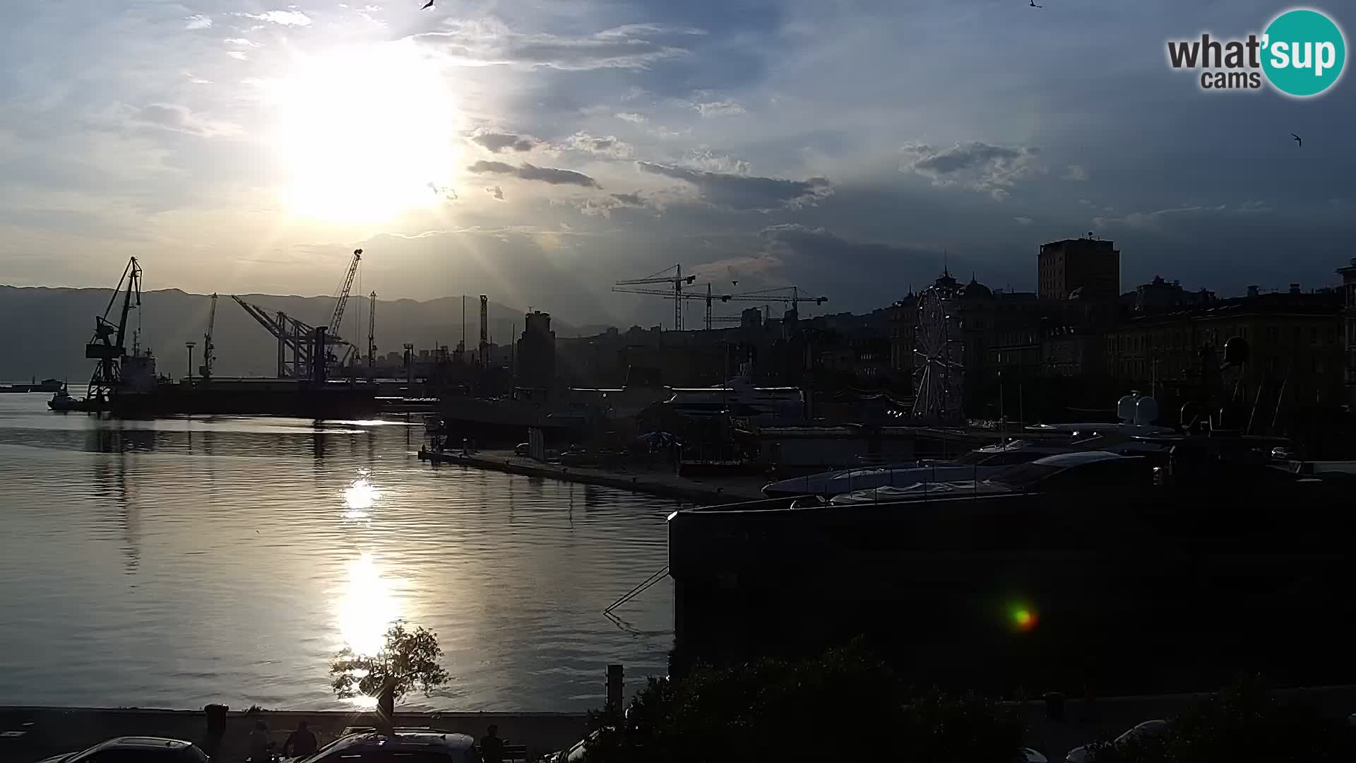Riva i Marina u Rijeci – Web kamera uživo u Hrvatskoj