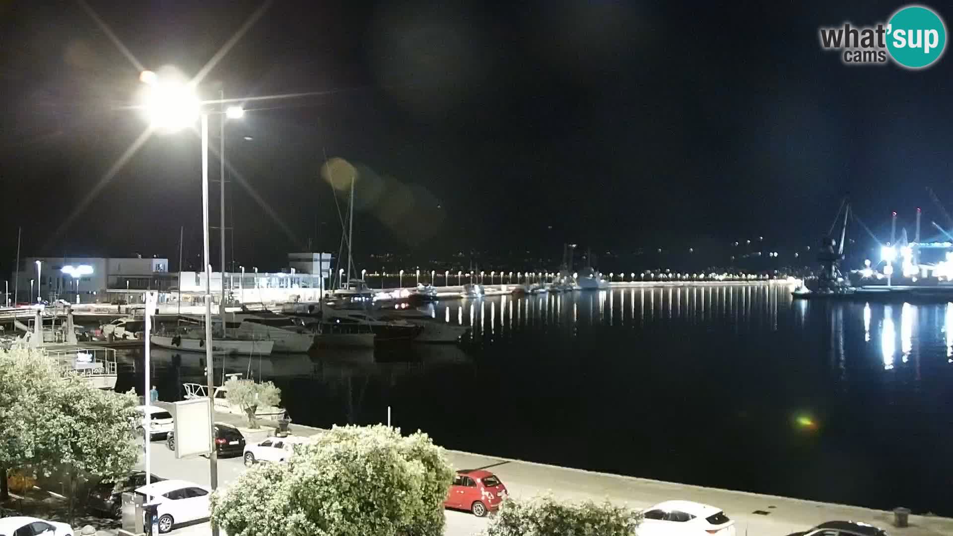Riva i Marina u Rijeci – Web kamera uživo u Hrvatskoj