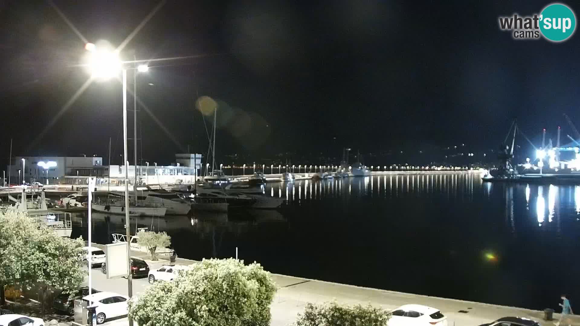 Riva i Marina u Rijeci – Web kamera uživo u Hrvatskoj