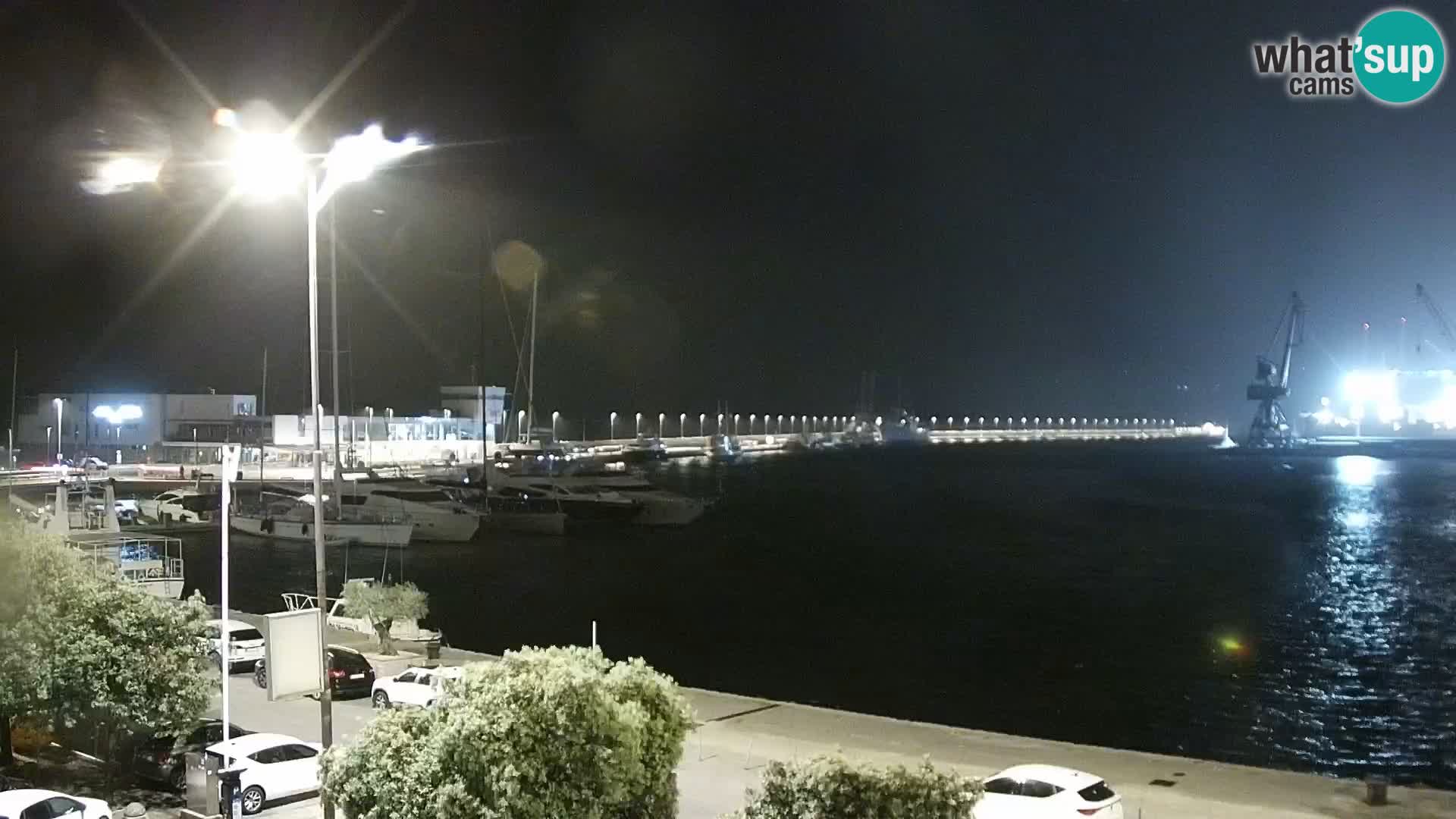 La Riva et Marina à Rijeka – Live Webcam Croatie