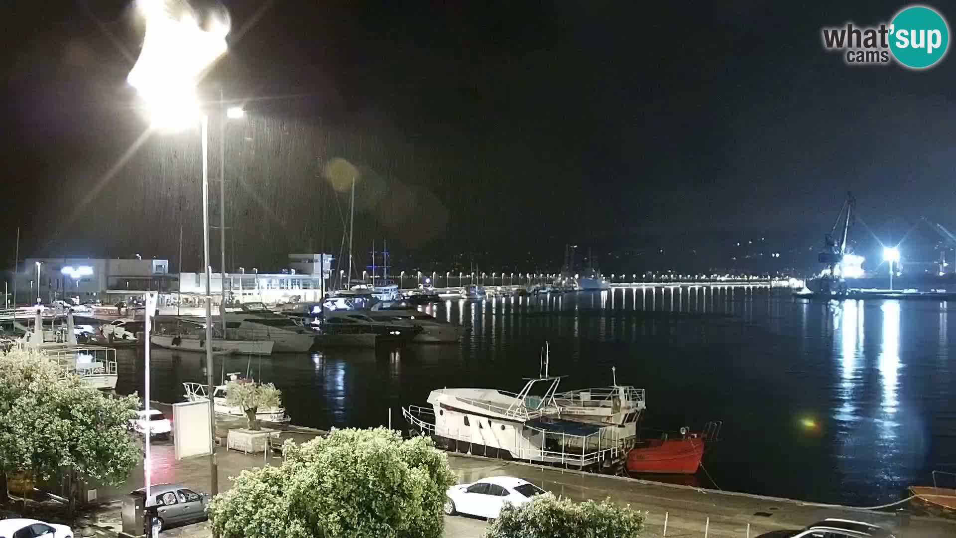 The Riva and Marina in Rijeka – Live Webcam Croatia