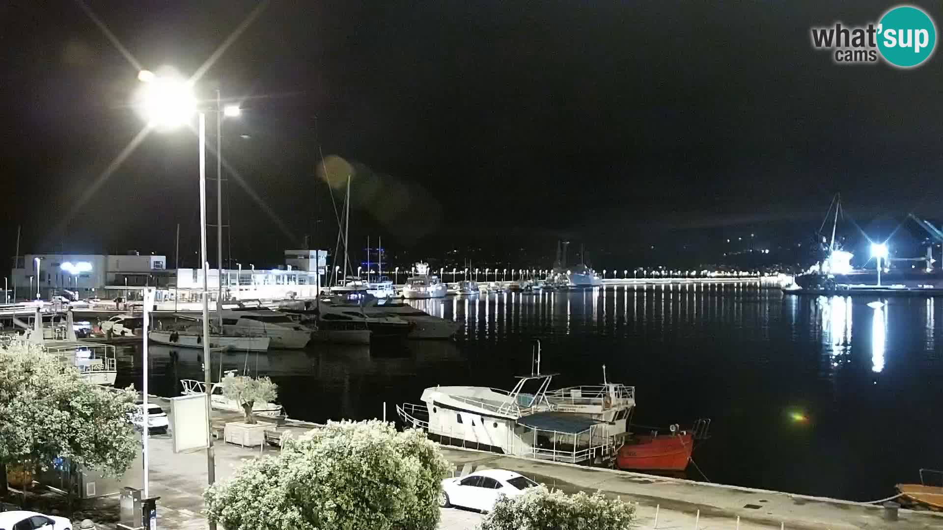 Riva i Marina u Rijeci – Web kamera uživo u Hrvatskoj