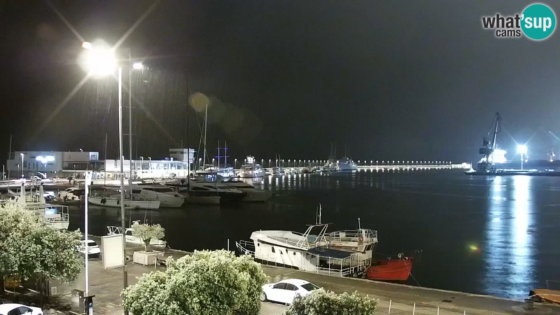 La Riva y Marina en Rijeka – Webcam en vivo Croacia