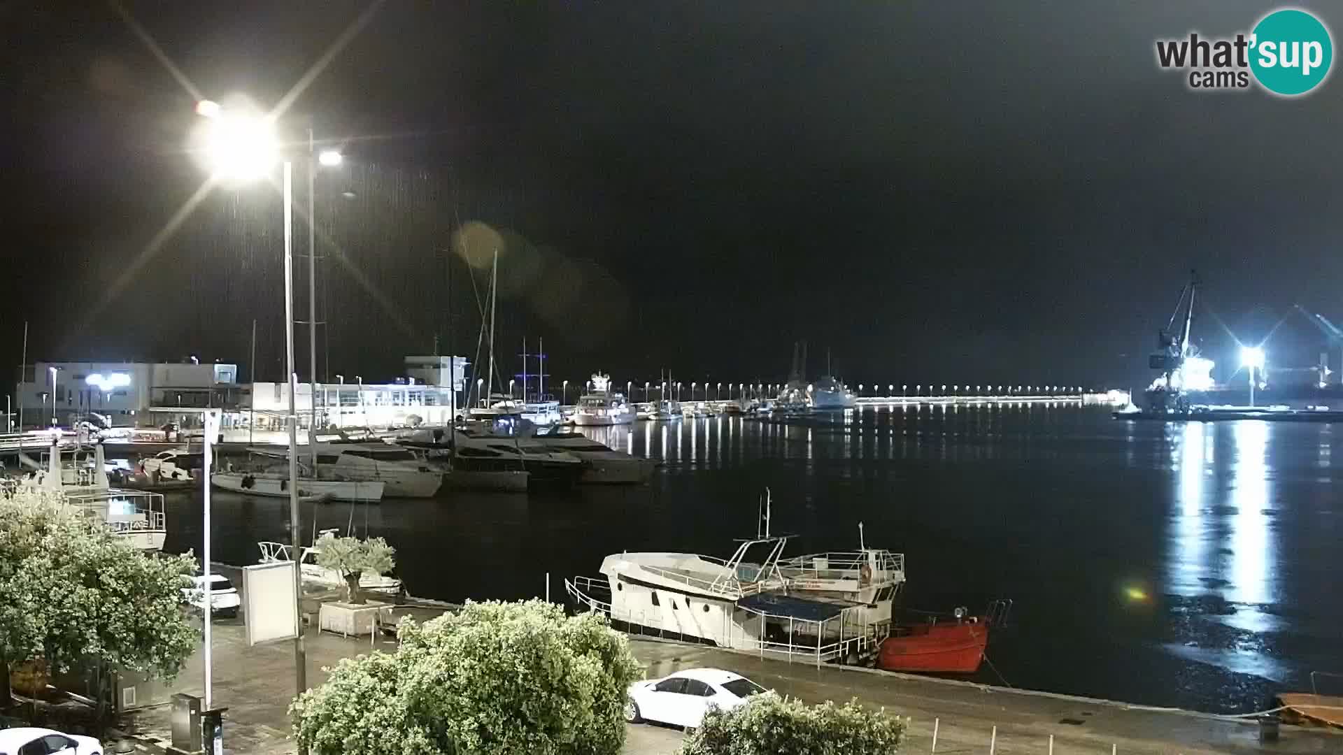 Die Riva und Marina in Rijeka – Live Webcam Kroatien