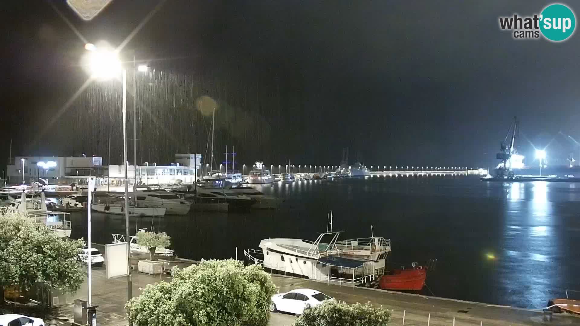 La Riva y Marina en Rijeka – Webcam en vivo Croacia