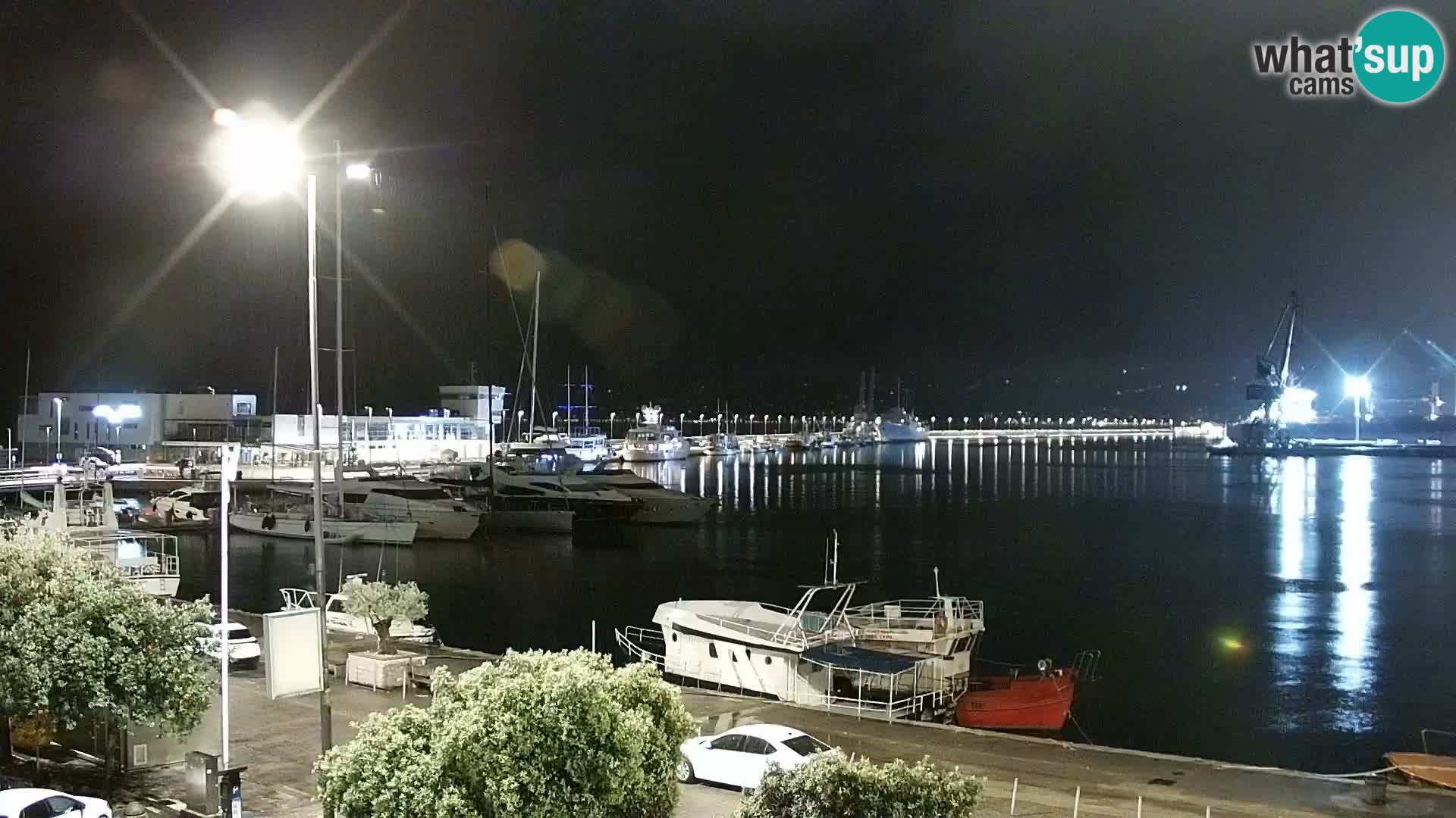 Die Riva und Marina in Rijeka – Live Webcam Kroatien