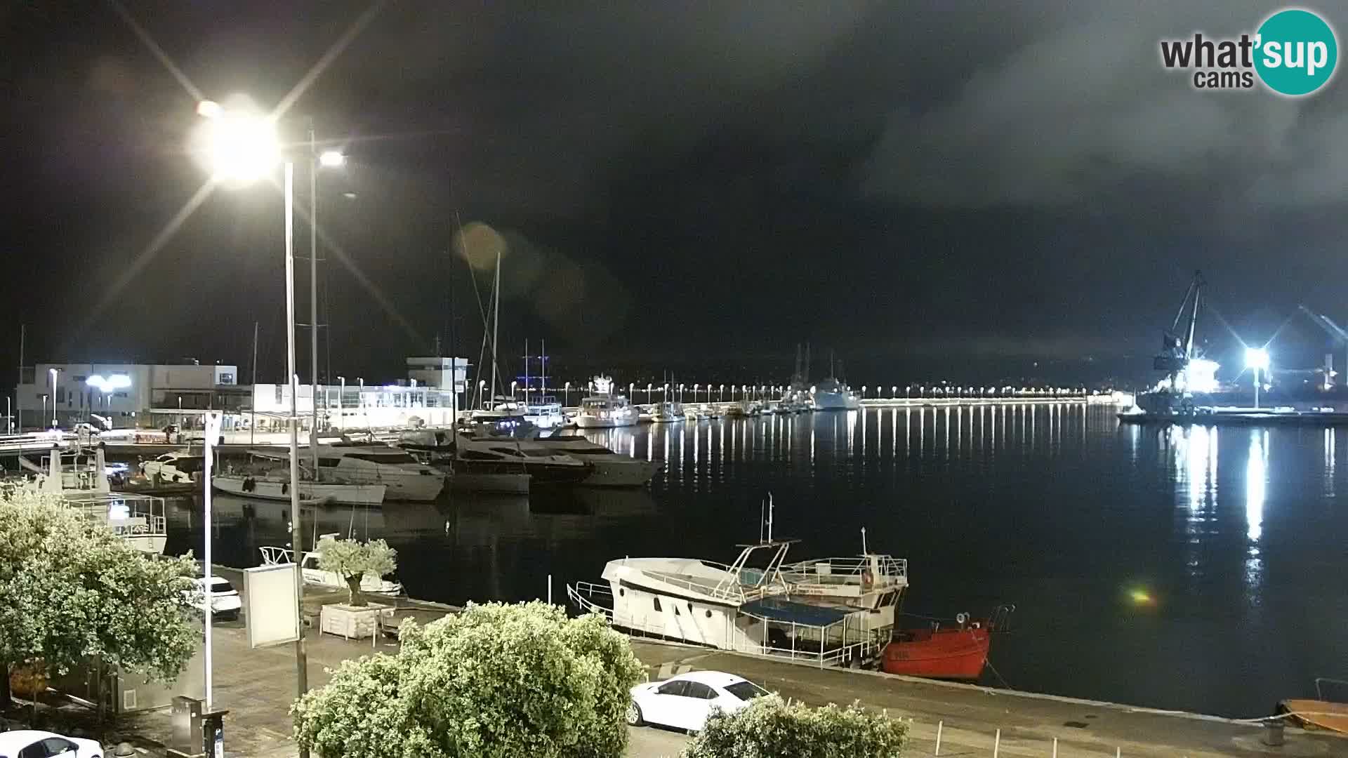 Riva i Marina u Rijeci – Web kamera uživo u Hrvatskoj