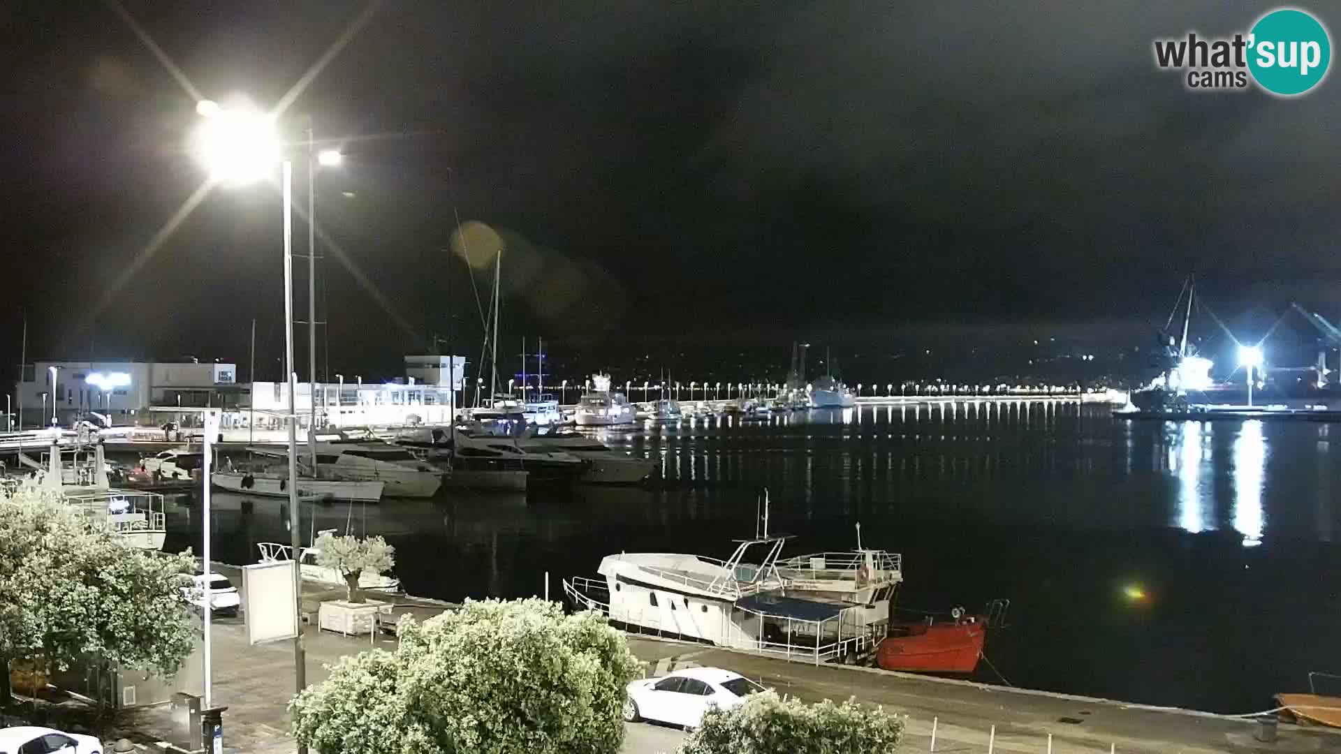 La Riva y Marina en Rijeka – Webcam en vivo Croacia
