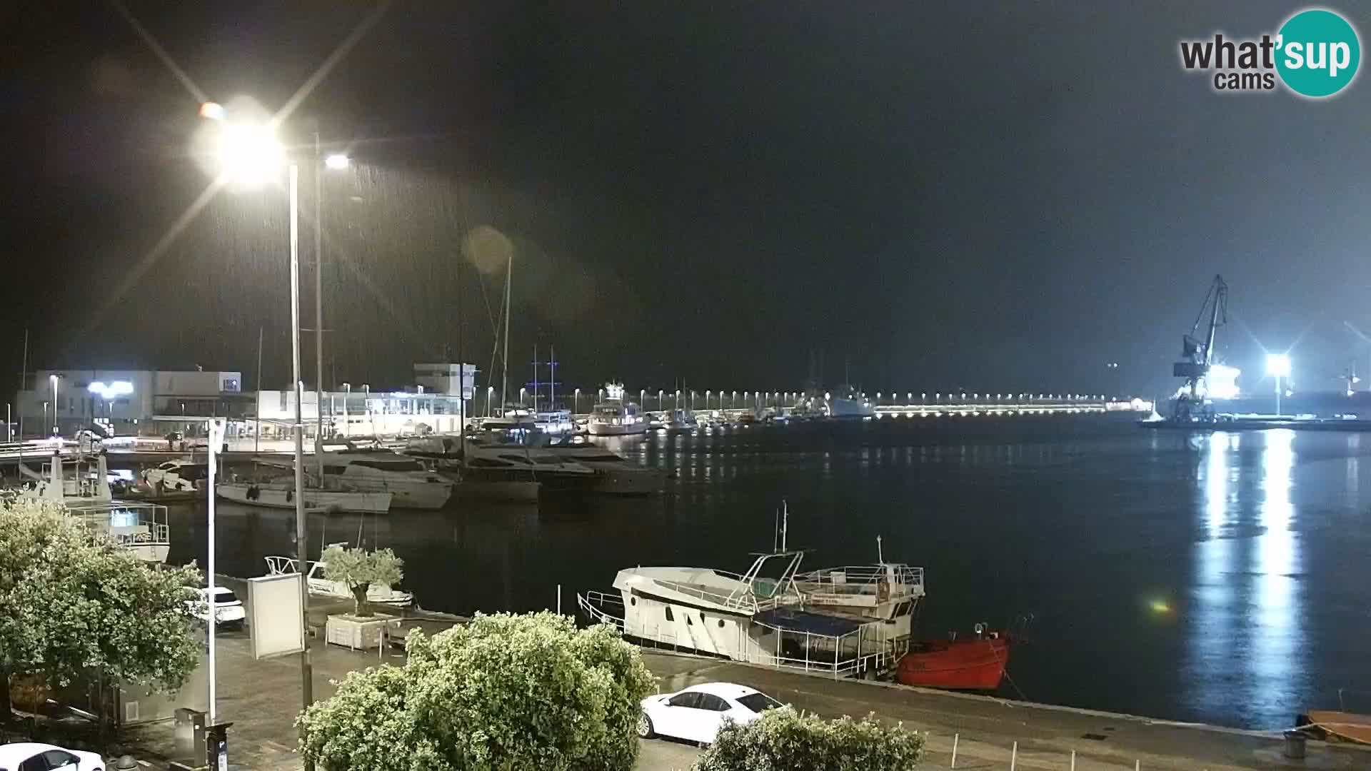 Riva i Marina u Rijeci – Web kamera uživo u Hrvatskoj