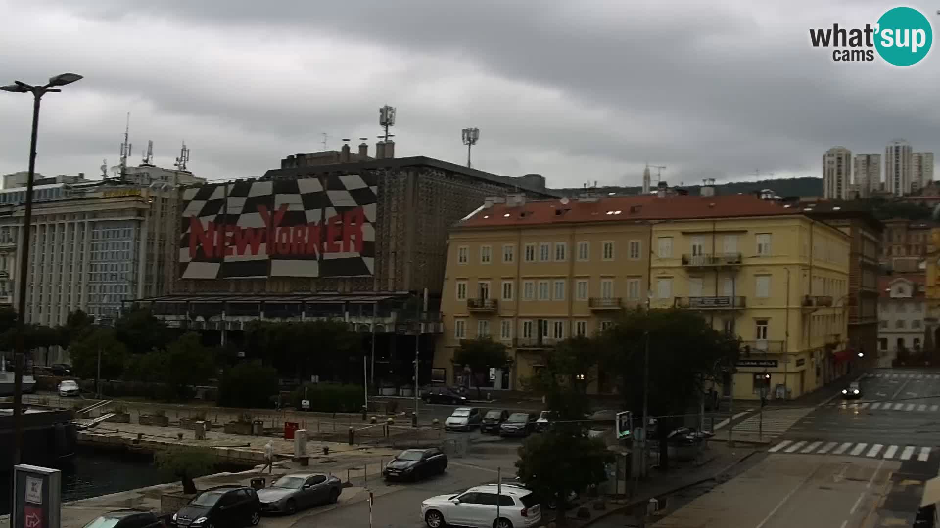 La Riva e la Marina a Rijeka (Fiume) – Live Webcam Croazia