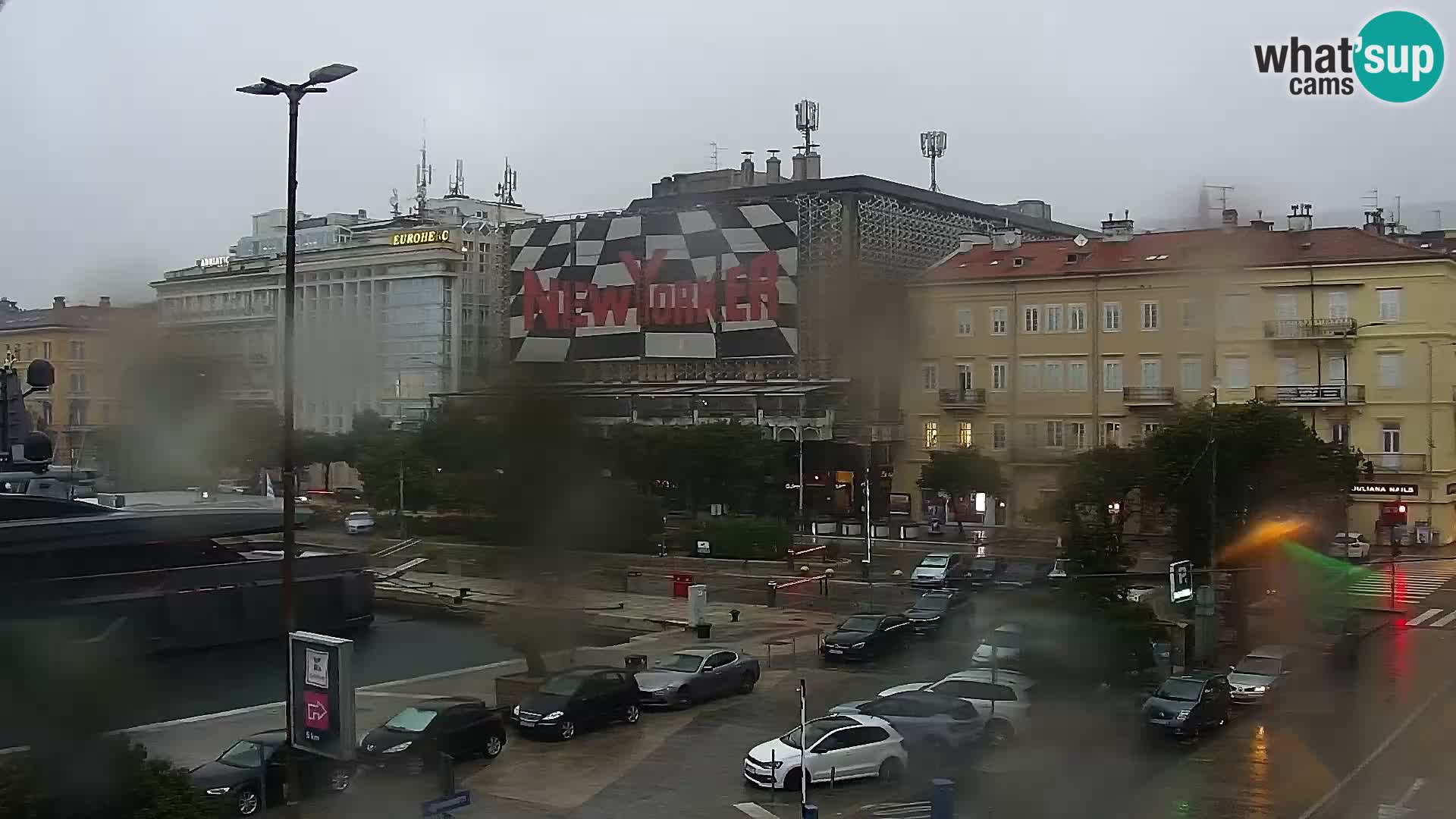 La Riva et Marina à Rijeka – Live Webcam Croatie